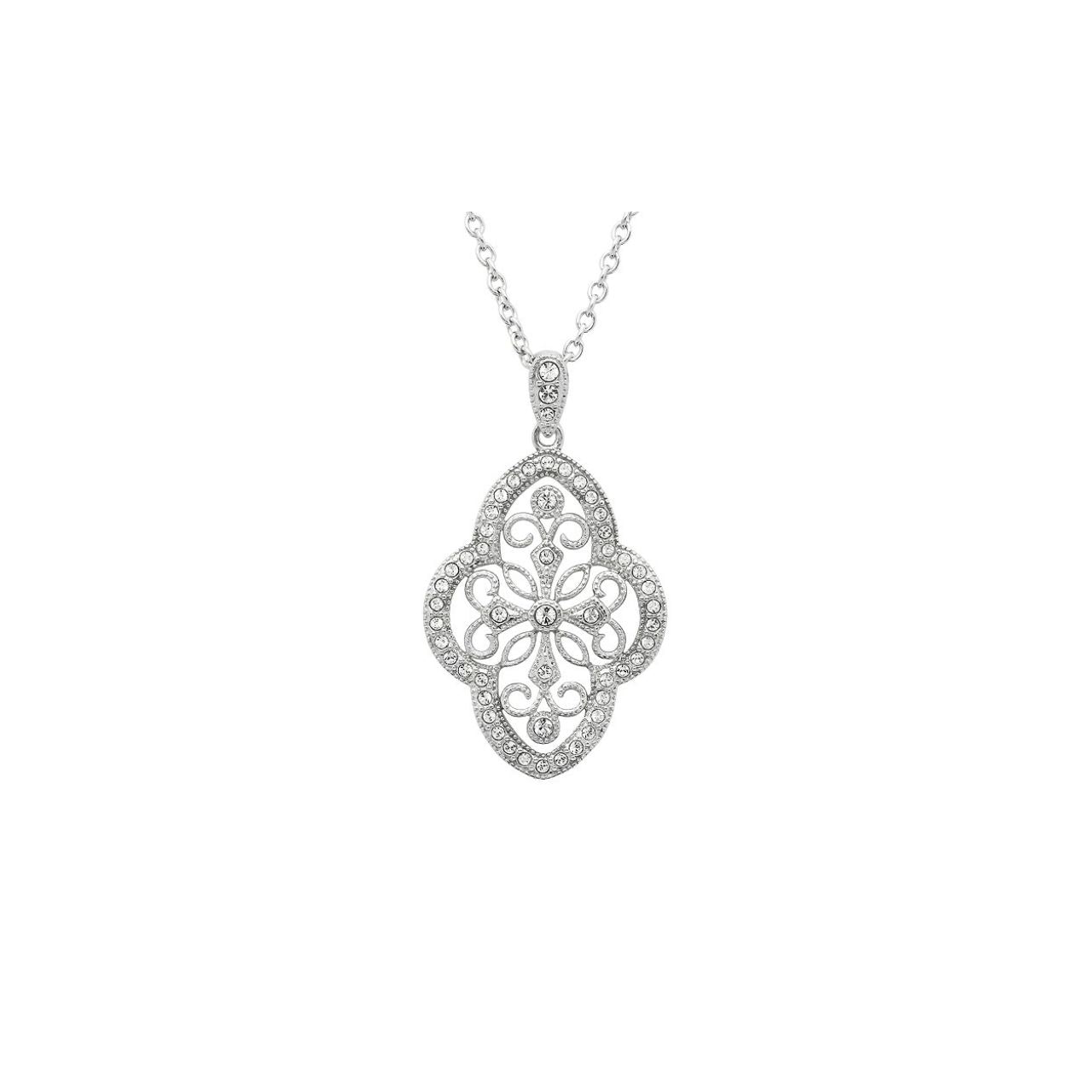 Elevate your elegance with the ShanOre Sterling Silver White Swarovski Necklace. Crafted in sterling silver and adorned with a dazzling white Swarovski crystal, this necklace offers timeless sophistication and subtle brilliance.