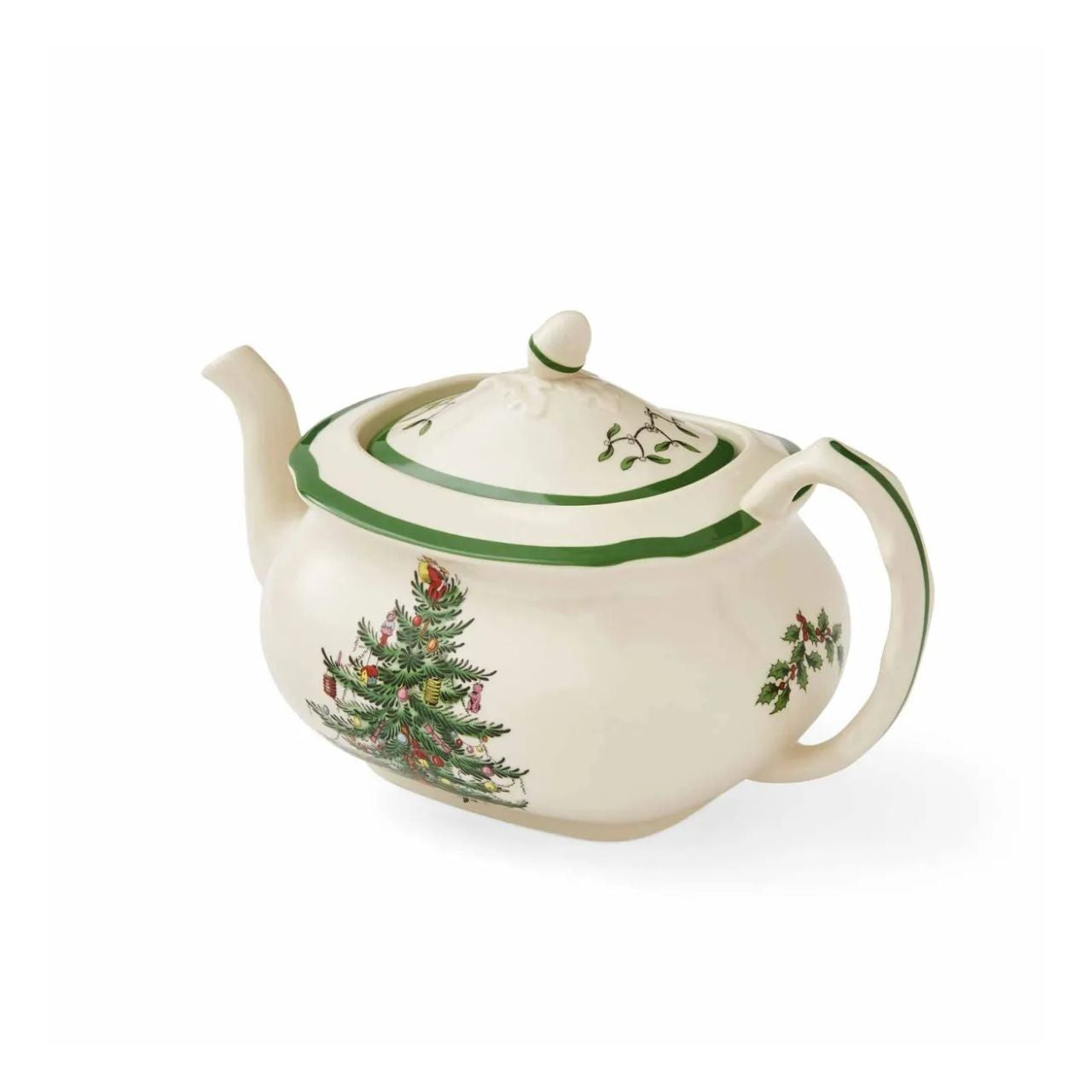 From breakfast on Christmas morning to festive afternoon tea, this Christmas Tree teapot by Spode will bring a magical touch to your table. Made from quality porcelain, it's decorated with the iconic Christmas Tree design dating from 1938.