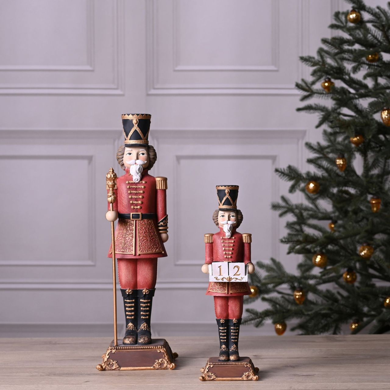 This traditional decoration will stand guard over the gifts under the Christmas tree this festive season.