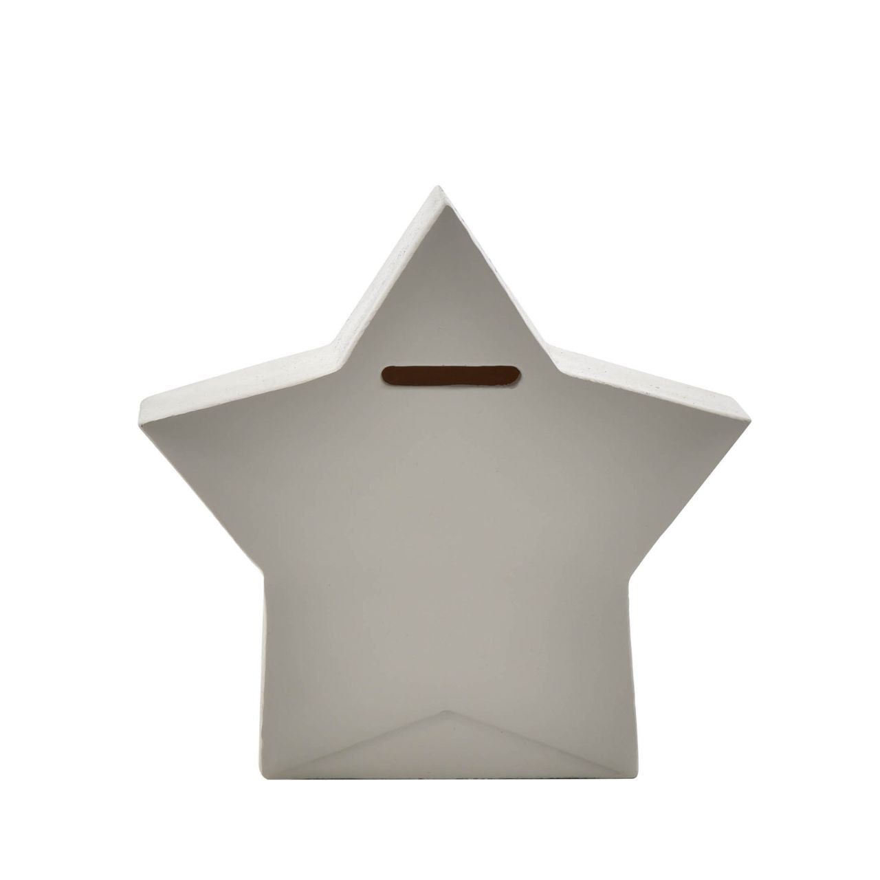 Star Shaped Resin Money Box "Twinkle Twinkle" 15 cm A star shaped resin money box from BAMBINO BY JULIANA. This wonderful keepsake provides glistening decoration for the nursery of new family arrivals which will be cherished eternally.