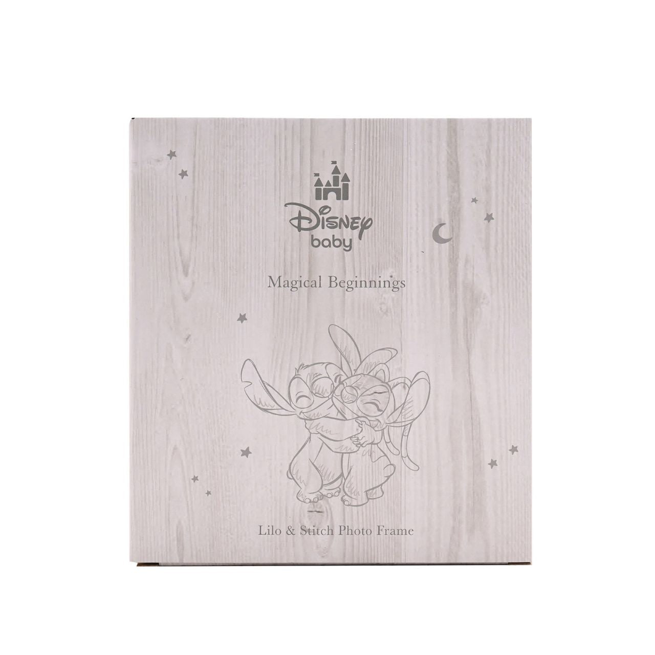 The Stitch Baby Frame is playful pink photo frame showcases a heart-warming cartoon of everyone's favourite Disney alien.