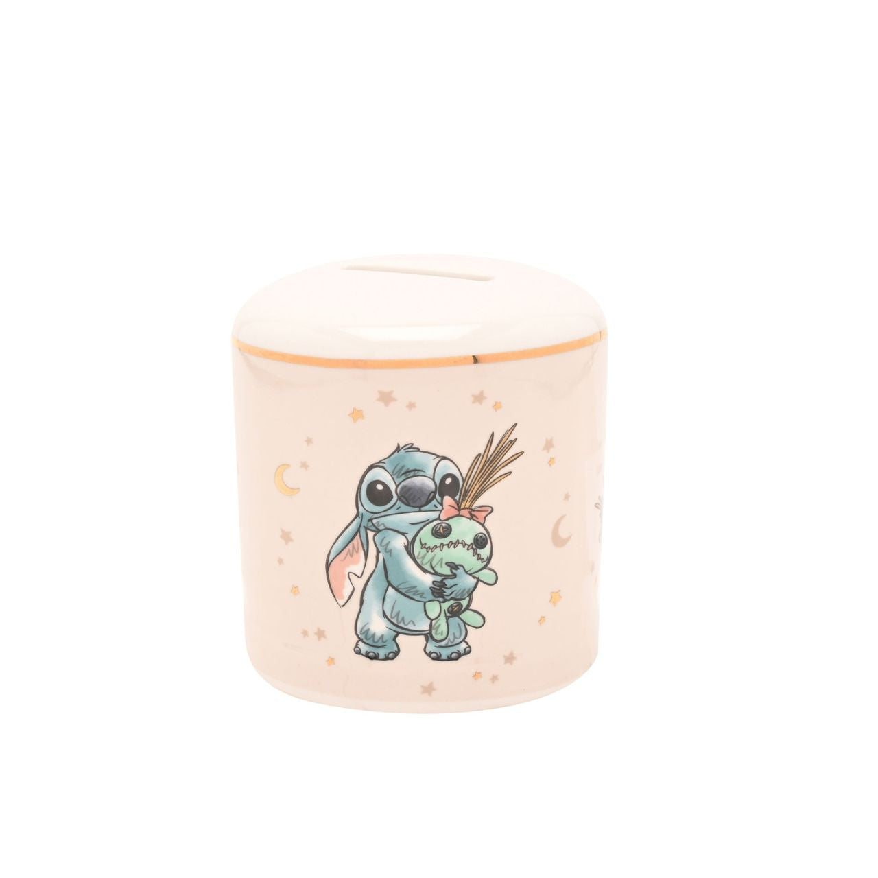 Bring the magic of Disney into your home with our charming Stitch Baby Money Bank, a playful ceramic treasure featuring the lovable character from Lilo & Stitch.