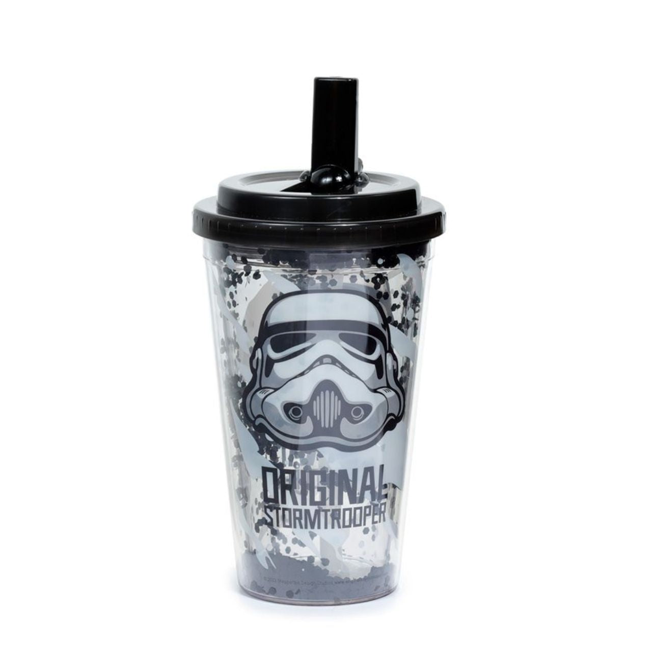 Shatterproof The Original Stormtrooper Double Walled Cup & Straw Our double walled cups keep cold liquids cooler for longer. They are not suitable for hot liquids.