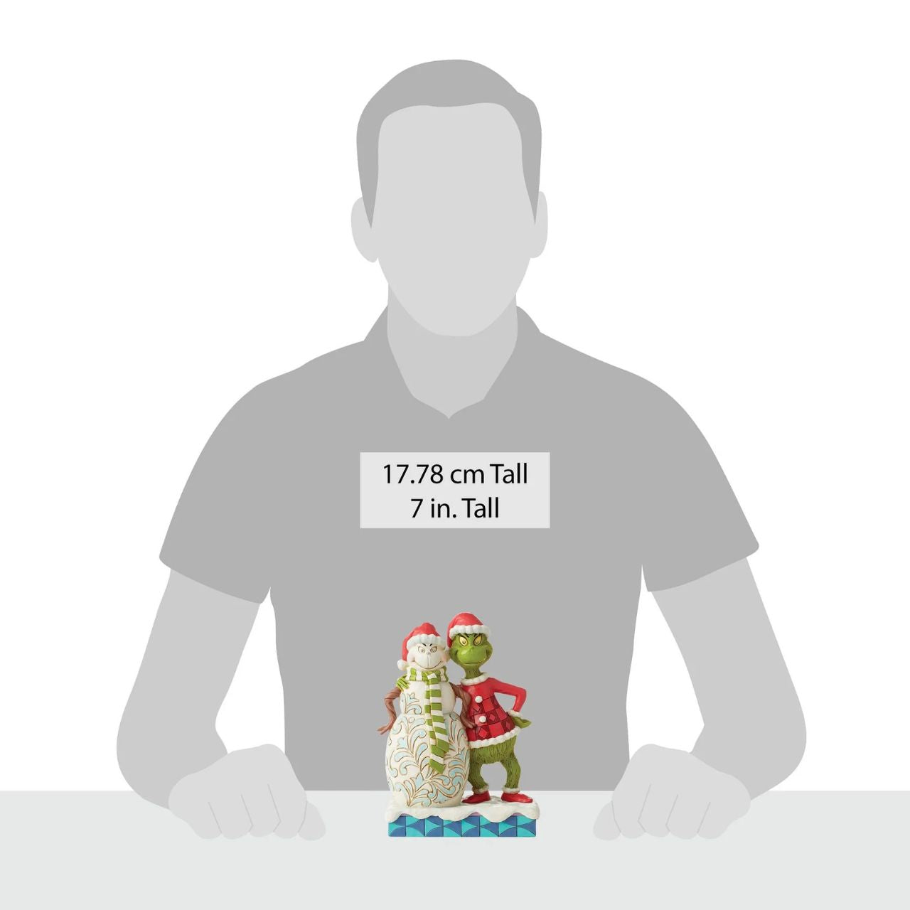 Designed by award-winning artist and sculptor Jim Shore for The Grinch. Item is supplied in branded gift packaging. Unique variations should be expected as product is hand painted. Not a toy or children's product. Intended for adults only.