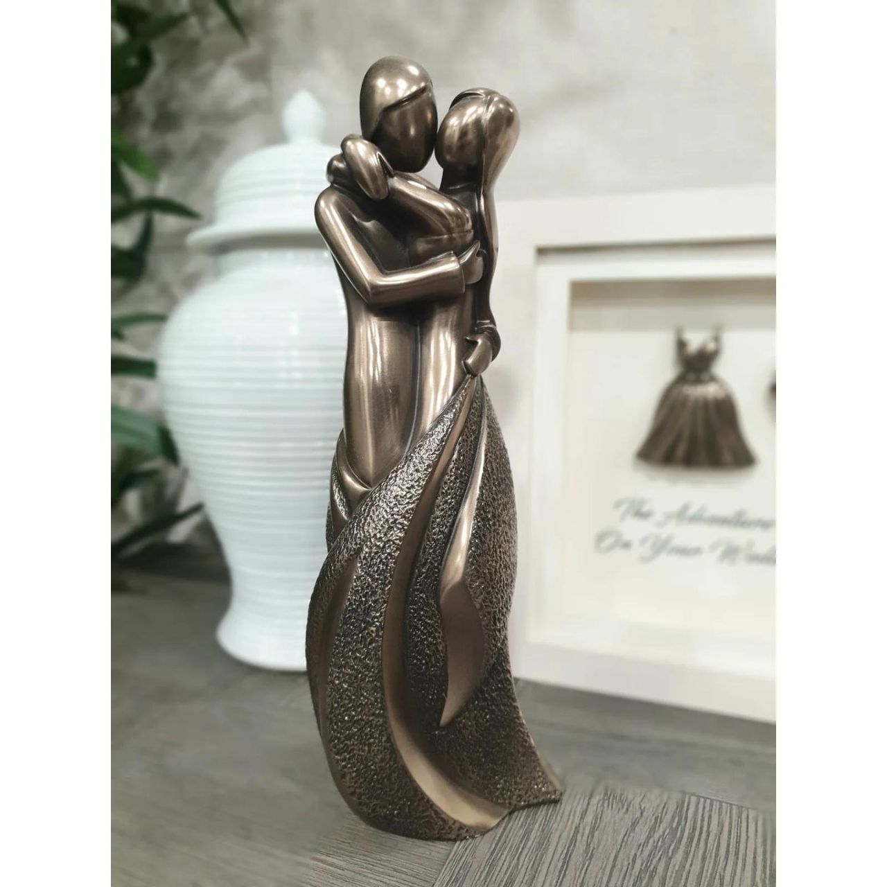 The Lovers by Genesis This beautiful piece, The Lovers is a perfect gift for any occasion as it depicts the unity and magic of love in a perfect partnership.