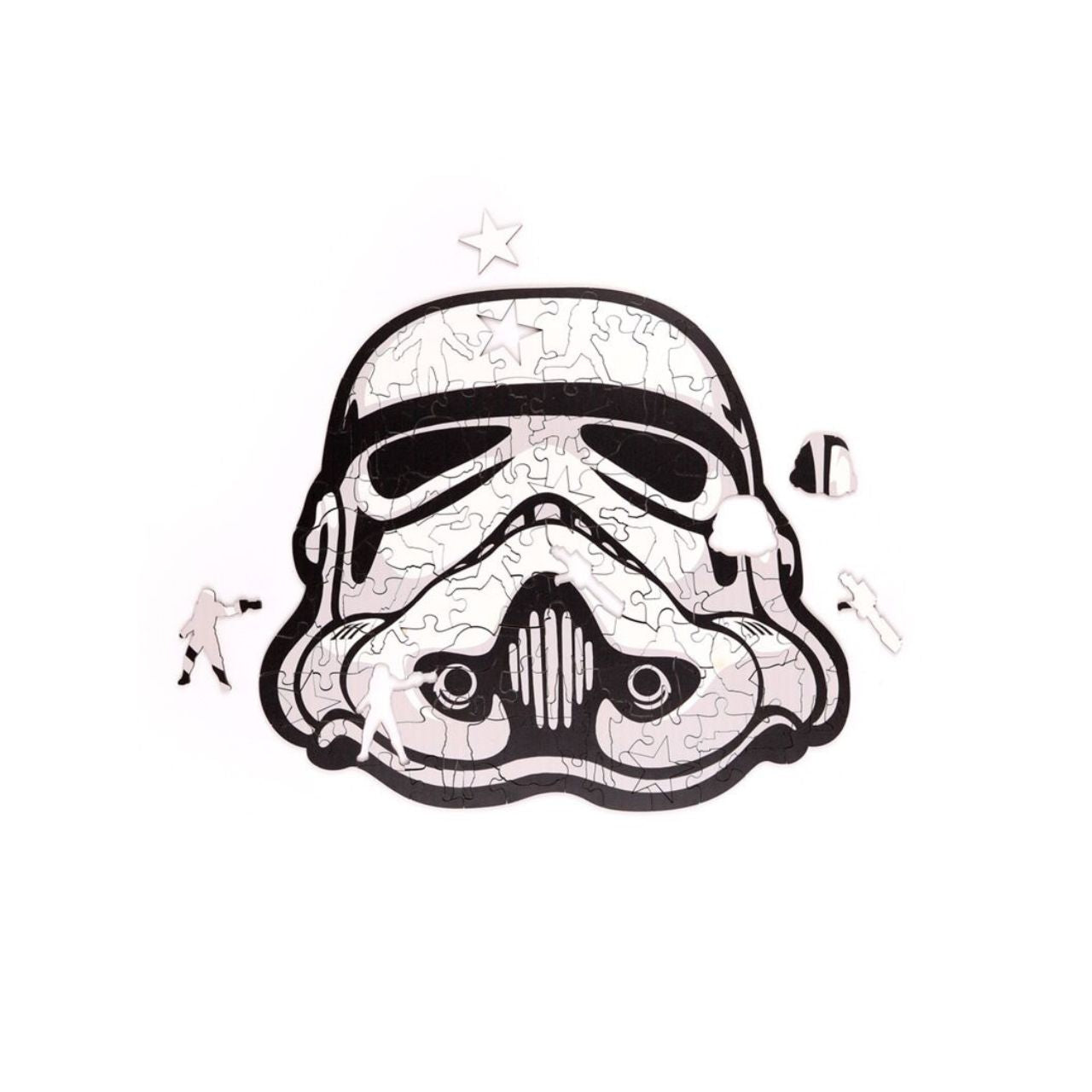 Experience the challenge and charm of The Original Stormtrooper 130 piece Shaped Jigsaw Puzzle. Expertly crafted with uniquely shaped pieces, this puzzle offers a refined and engaging activity that appeals to both collectors and enthusiasts.