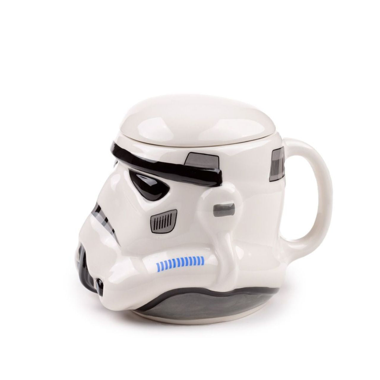 Experience your favourite beverage with this unique and expertly crafted The Original Stormtrooper Helmet Ceramic Shaped Mug by Puckator. Made from high-quality ceramic, this mug is designed for a precise and comfortable grip, making every sip a delight. Perfect for any Star Wars fan, it also makes for a great collectible item.
