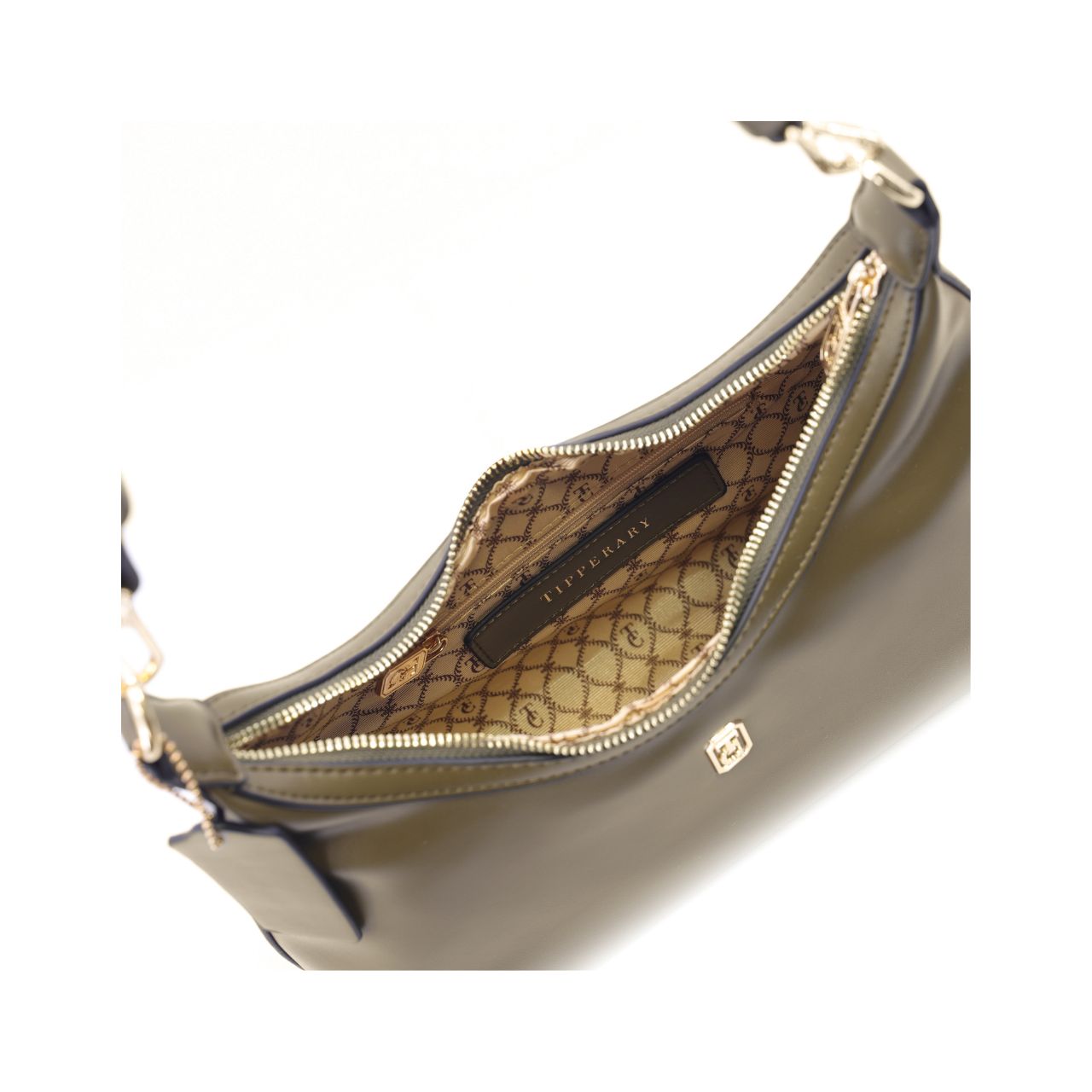 The Tipperary Angelo Shoulder Bag in Olive is a refined accessory designed for the discerning user. Crafted with attention to detail, its olive hue offers versatile style suitable for various occasions. The shoulder strap ensures comfortable wear, while the bag’s structure provides practical storage without compromising elegance.