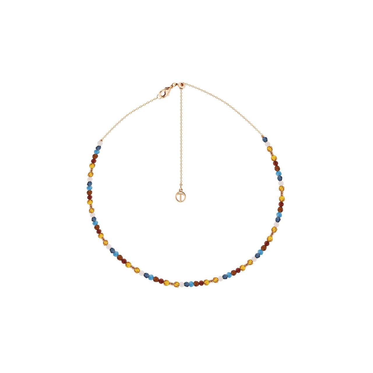 Tipperary Bougie Beads Turquoise Necklace
