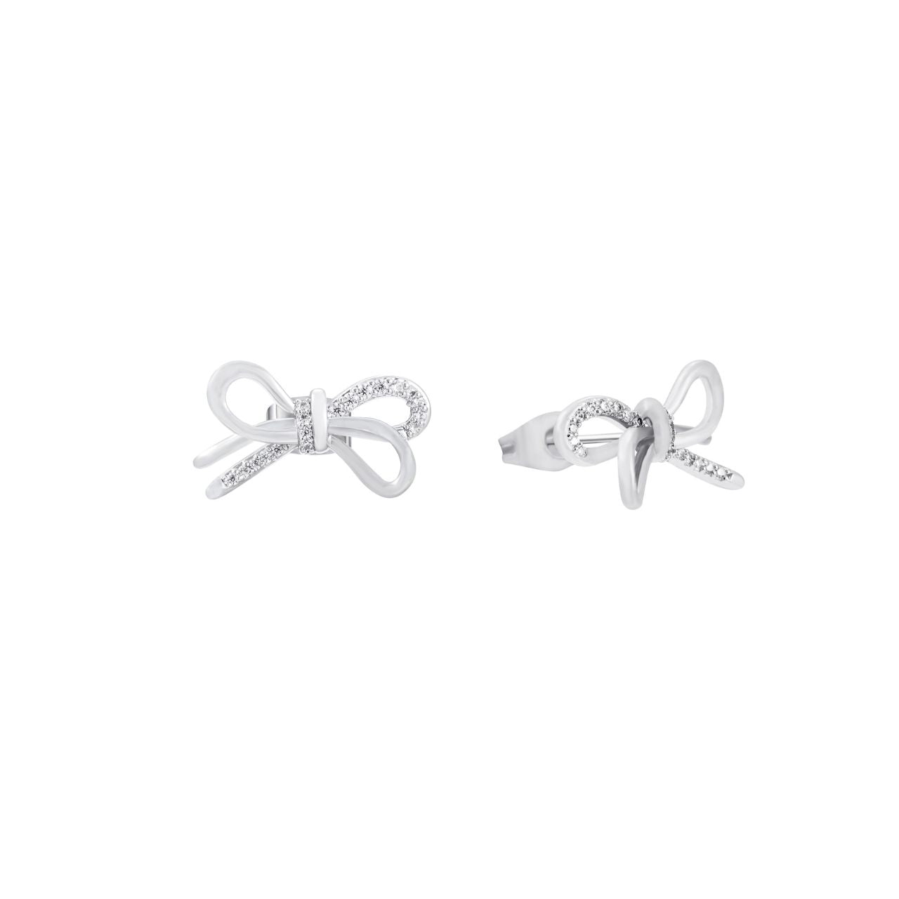 The Tipperary Bow Silver Stud Earrings, new for 2025, combine expert craftsmanship with a delicate bow design. Crafted from high-quality silver, these studs offer a refined and contemporary look that enhances both everyday and special occasion outfits.