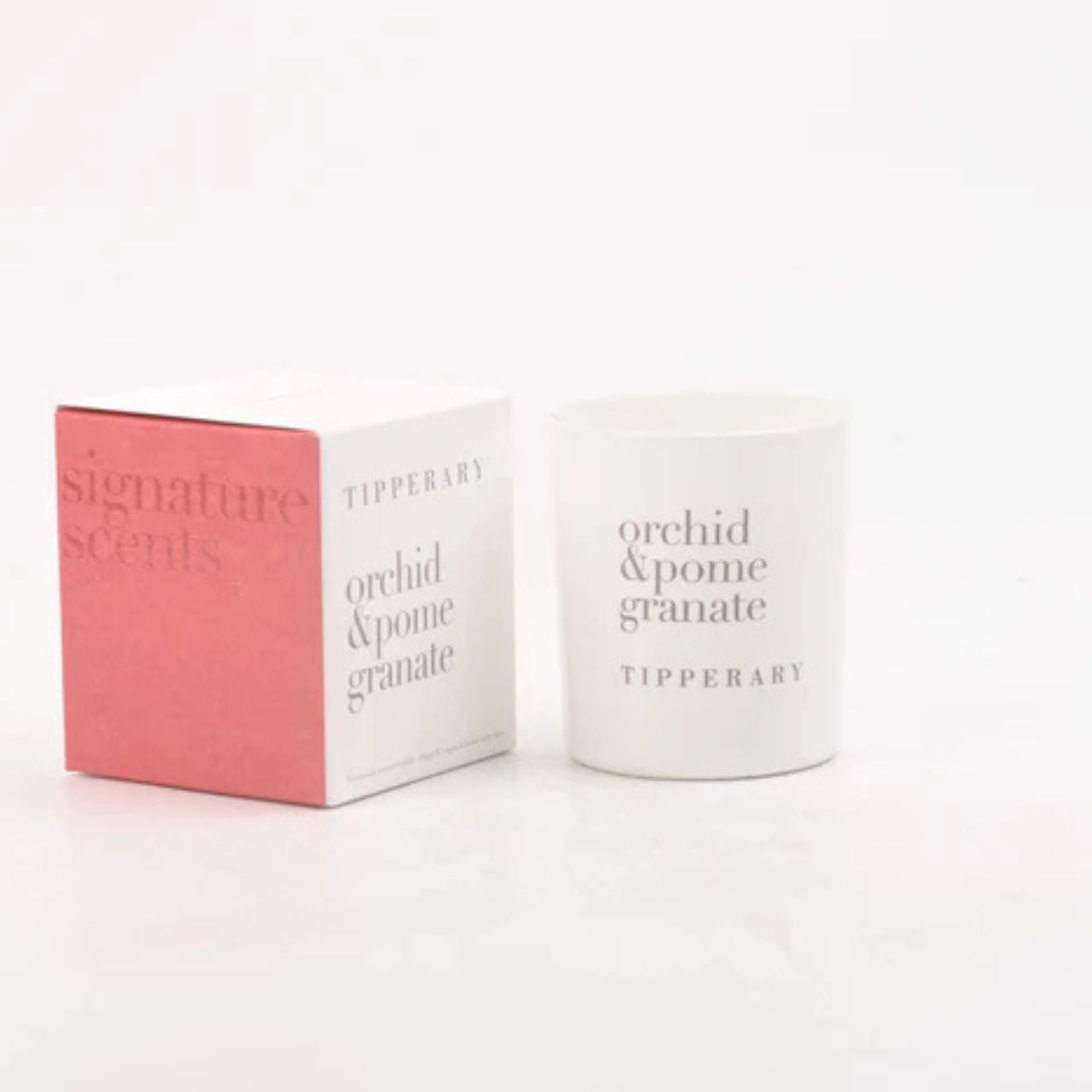 Infuse your space with the sophisticated fragrance of Tipperary Signature Scents' Citrus, Pomelo and Jasmine Candle. This 180gm aromatic creation delivers an exquisite olfactory experience, transforming the ambiance of any interior environment.