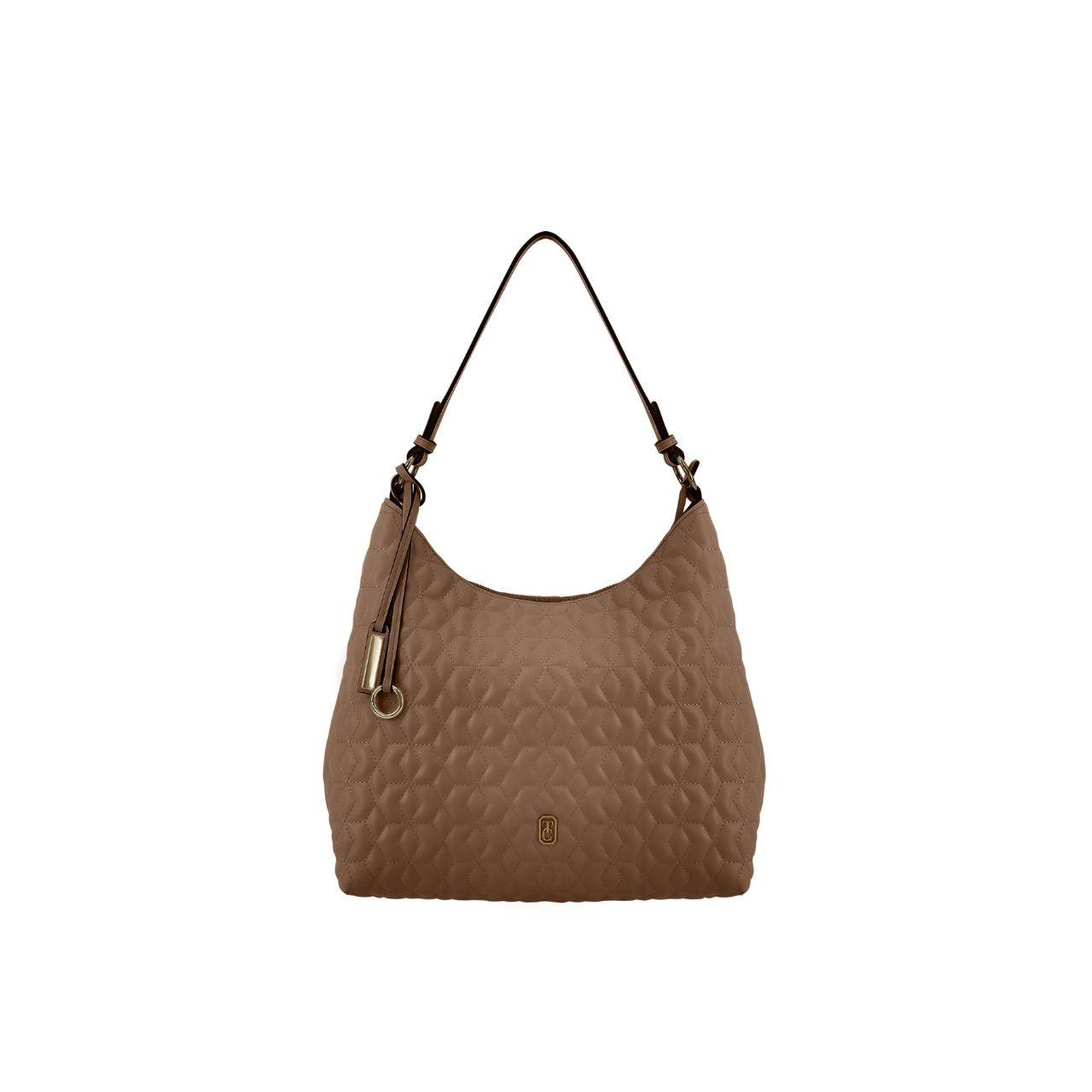Evermore Tote Handbag - Taupe by Tipperary Crystal Evermore Tote Handbag - Taupe
