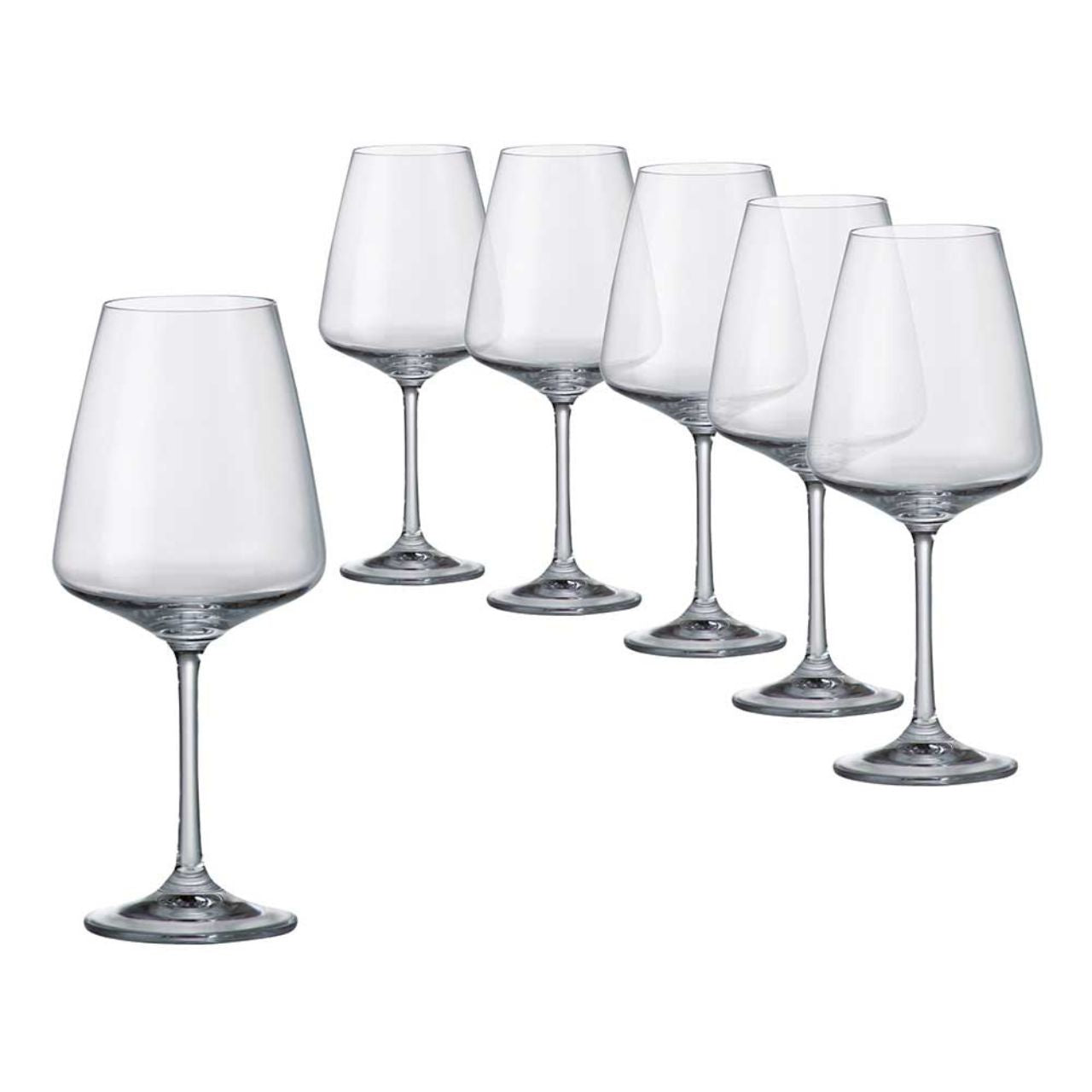 Sapphire Set of 6 Wine Glasses 450ml by Tipperary Crystal Tipperary Crystal has created a sparkling collection of crystal stemware and decanters for your drinking pleasure. These beautifully designed collections contain titanium and give additional strength to the glasses, making them less susceptible to scratching and chipping.
