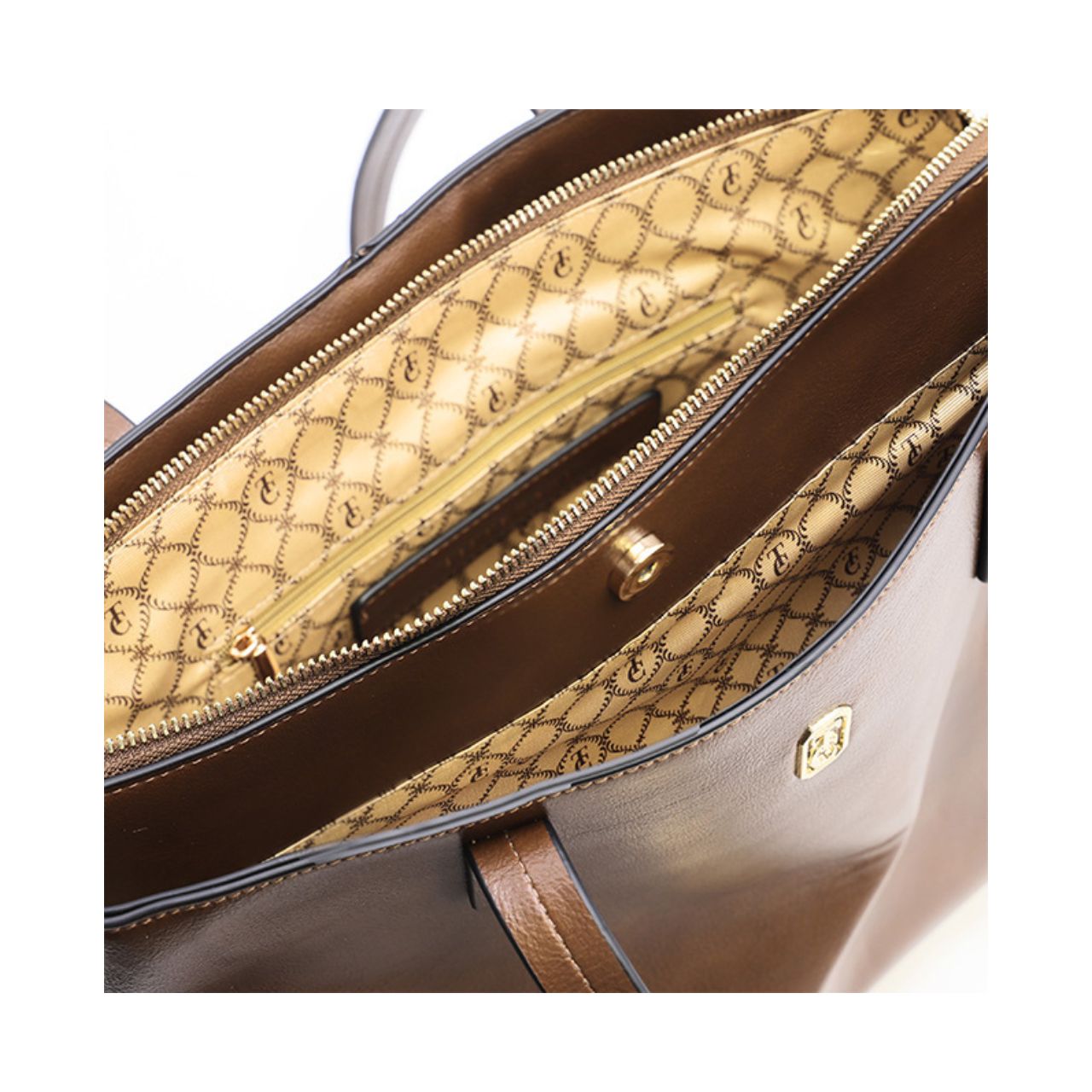 This Tote is a sophisticated and practical choice for every day. Features a spacious main compartment, perfect for carrying your essentials. Its classic design and sturdy construction make it an ideal accessory for any occasion. Experience the perfect combination of style and convenience with the Tipperary Eaton Tote in Brown.