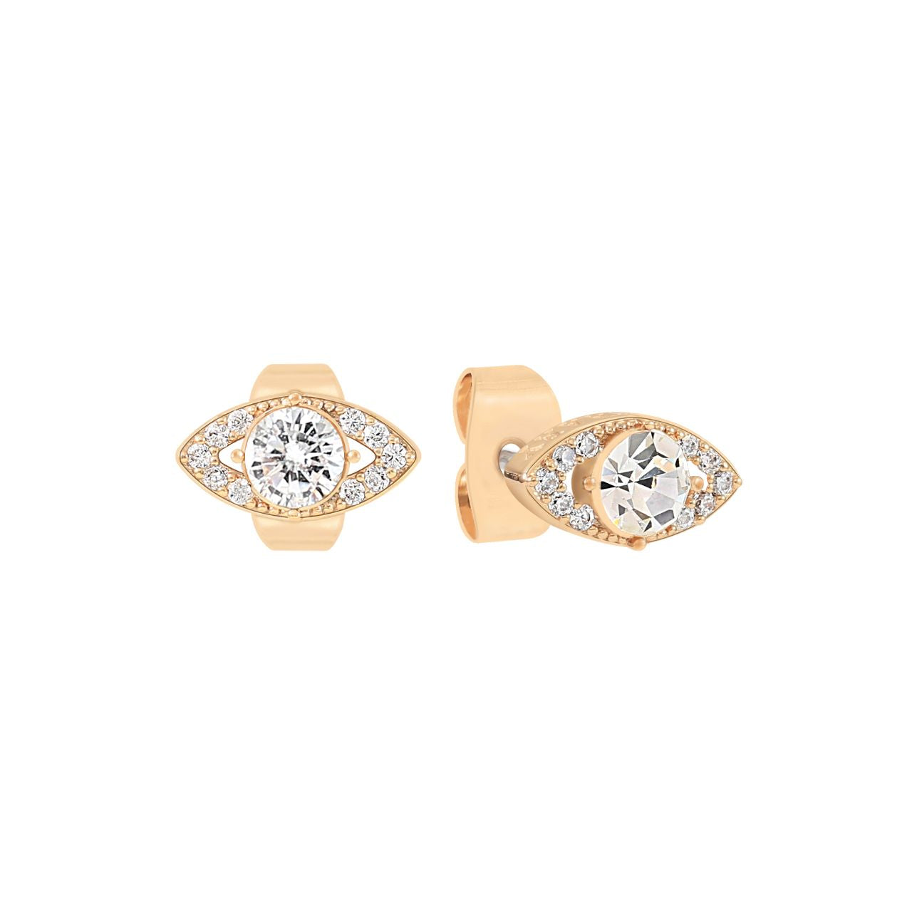 Delicate yet full of meaning, the Evil Eye Stud Earrings are an elegant everyday piece from the Evil Eye Collection. Designed to symbolise protection while adding a subtle sparkle, they’re the perfect studs to wear from day to night.