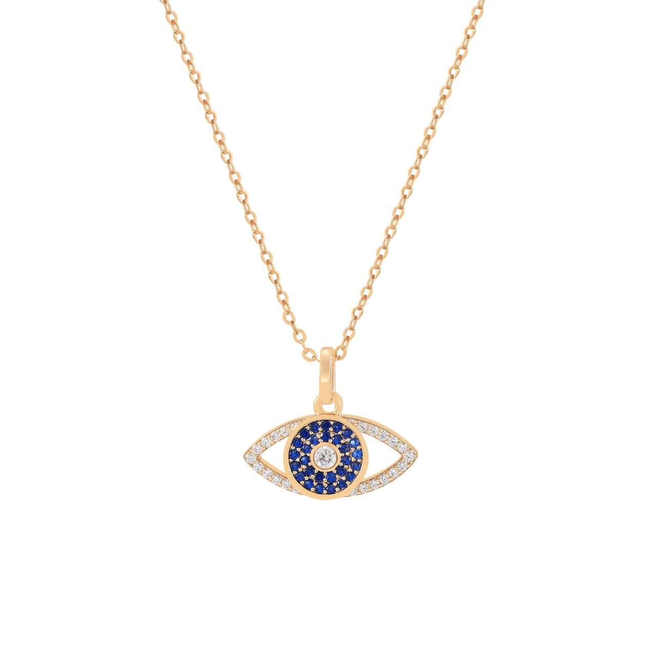 Bold yet elegant, the Evil Eye Sapphire CZ Pendant is a striking piece from the Evil Eye Collection, designed to symbolise positivity and protection. With its vibrant colour and sparkle, it’s perfect for adding meaning and style to your everyday look.