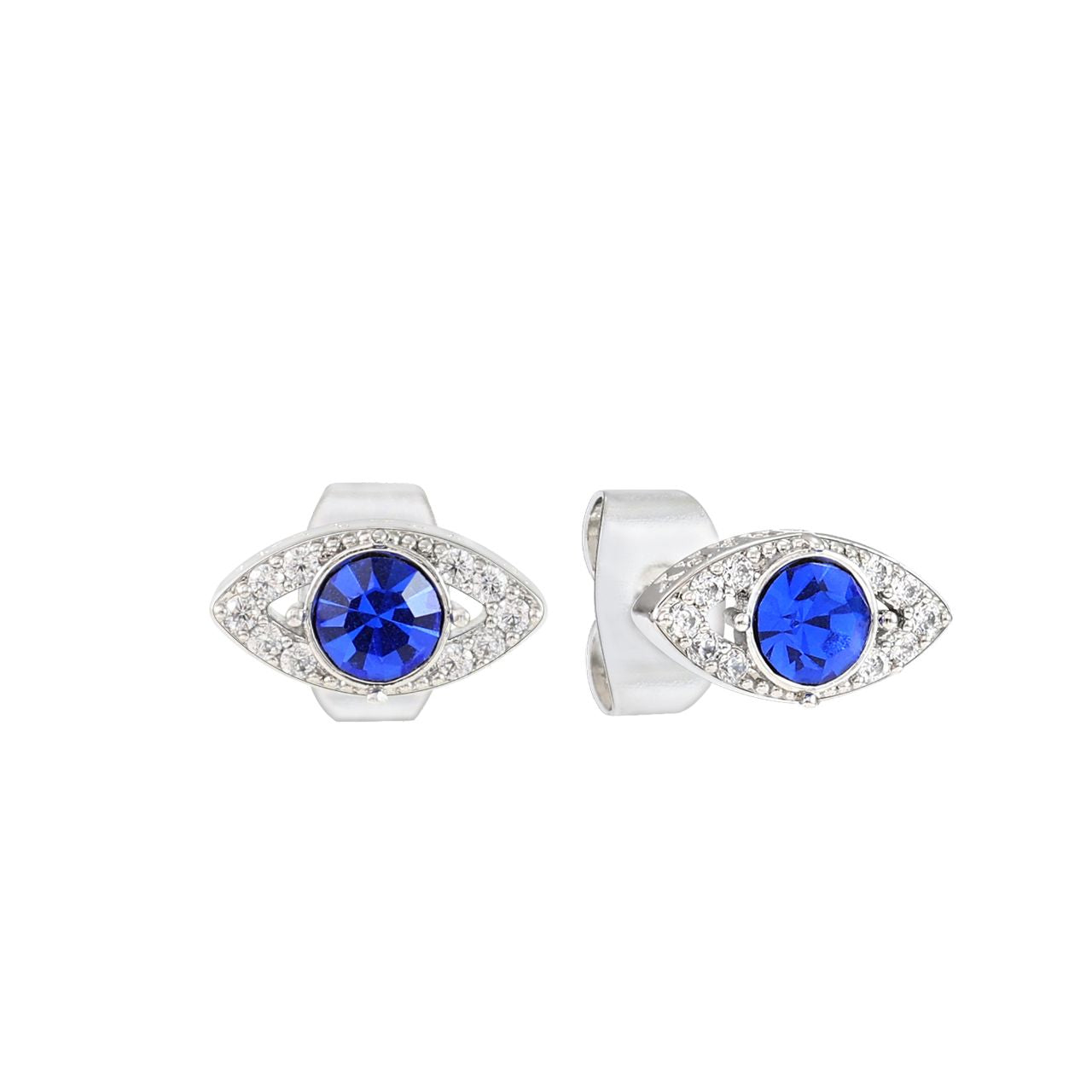 Sleek and striking, the Evil Eye Stud Earrings are a contemporary piece from the Evil Eye Collection, blending symbolism with everyday style. Designed to represent protection, they add a bold touch of colour and sparkle to your look.