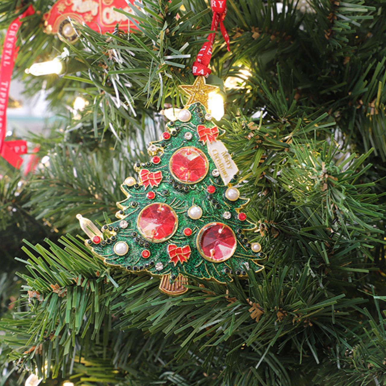 Gem Christmas Decoration - Tree by Tipperary