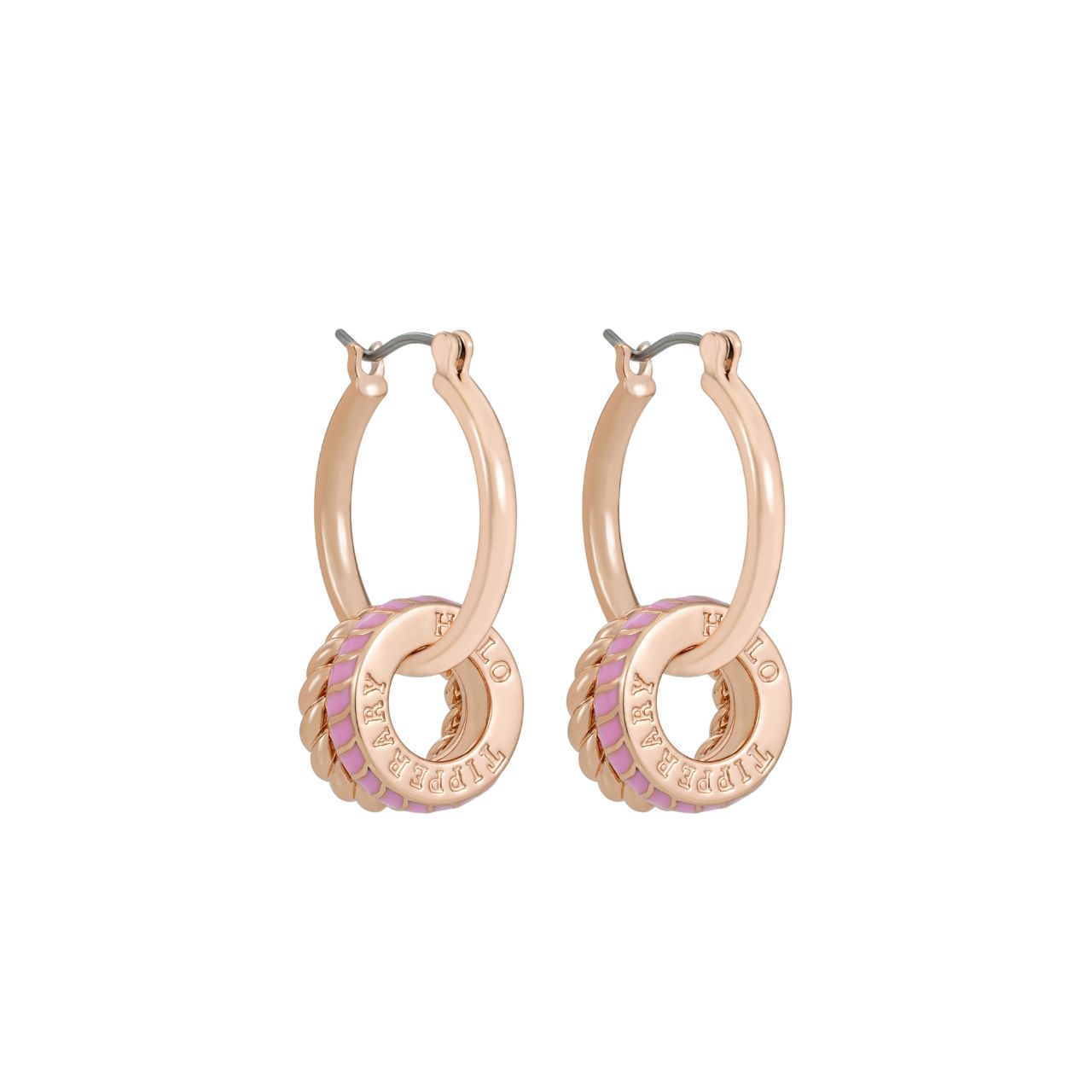 Enjoy the moment, Introducing the second sub-collection , HALO sunset by Tipperary. Inspired by warm colours reflecting on the sky. Rose gold finish with shades of pink crystals and enamel are reflected in all designs.