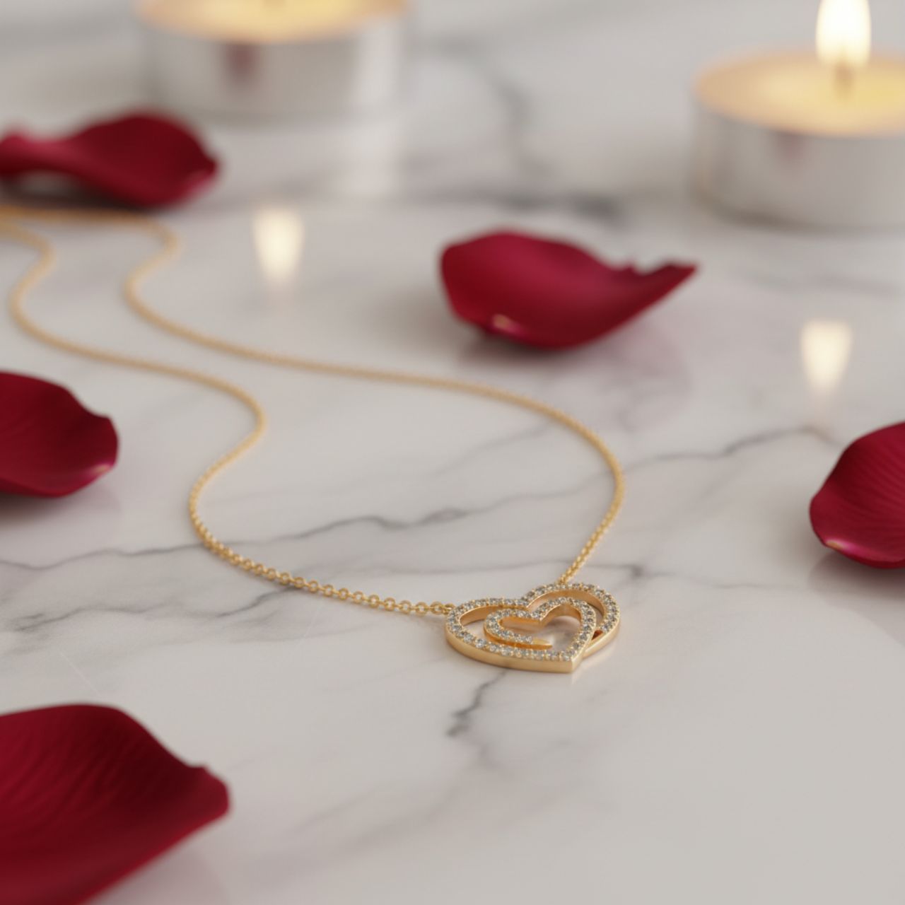 This elegant heart pendant from Tipperary features a gold swirl design with a sparkling CZ inset. Crafted with expert precision, this piece exudes sophistication and adds a touch of glamour to any outfit. Elevate your style with this luxurious and timeless accessory.