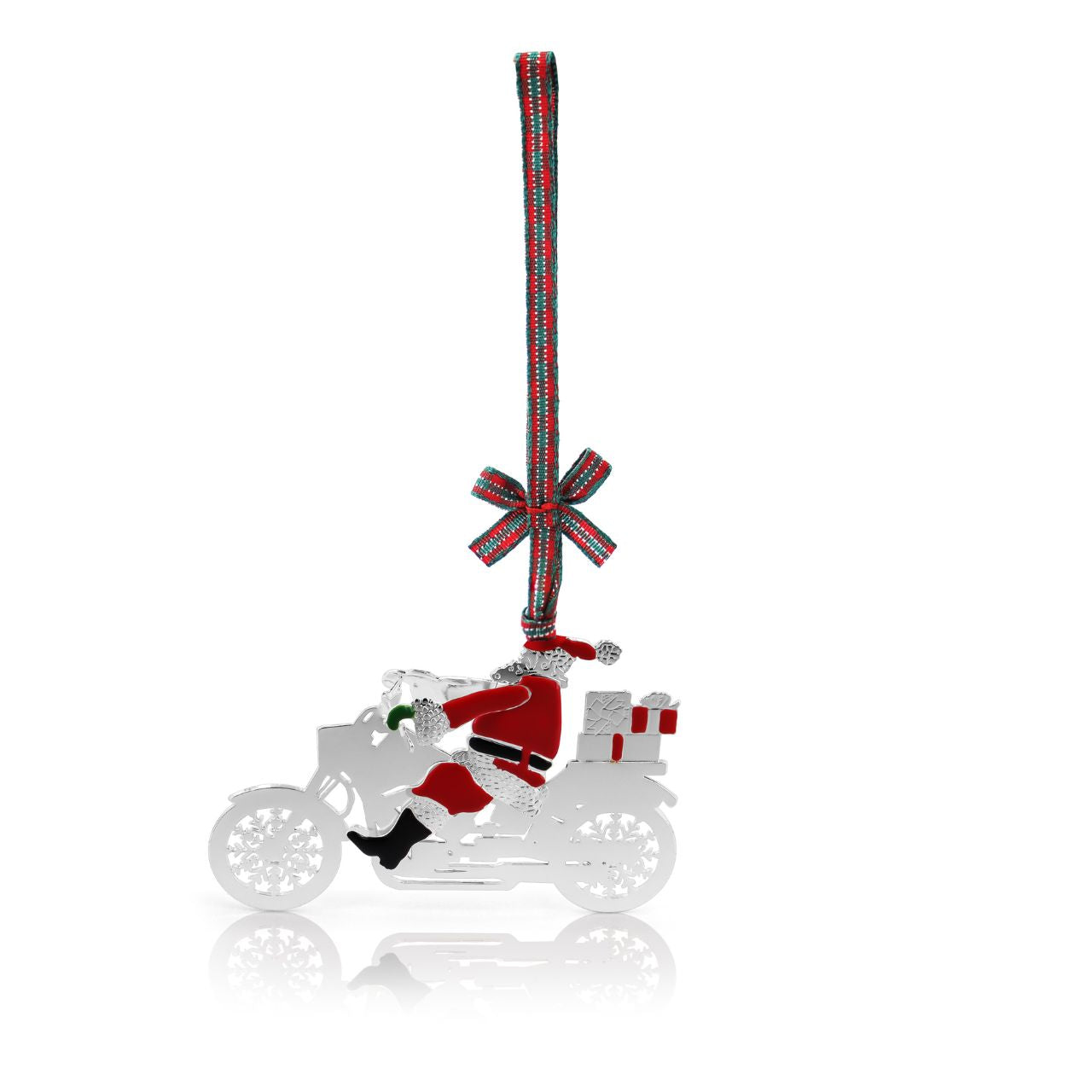 Celebrate the festive season with the Tipperary Heirloom Christmas Decoration featuring Santa on a motorbike—a refined blend of traditional charm and unexpected whimsy. Crafted with attention to detail, this sophisticated piece adds a unique and stylish touch to your holiday décor, making it a cherished keepsake for years to come.