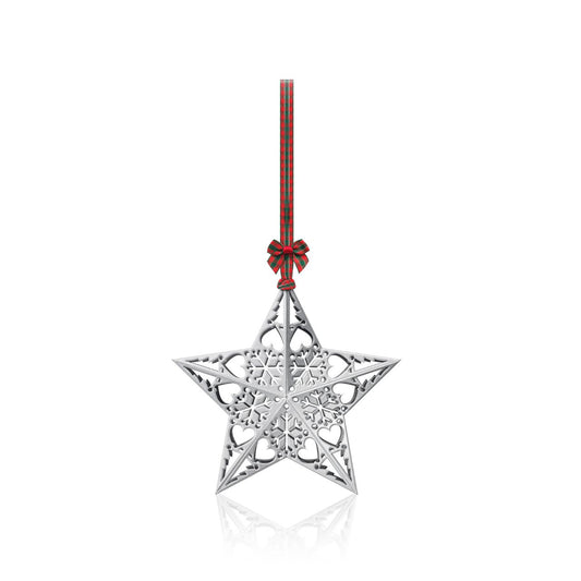 Heirloom Star Christmas Decoration Tipperary  This Tipperary Heirloom Decoration is perfect for adding a traditional touch to your holiday decorations. This classic star shape decoration is sure to last for years to come. The unique design ensures that your home will stand out during the holiday season.