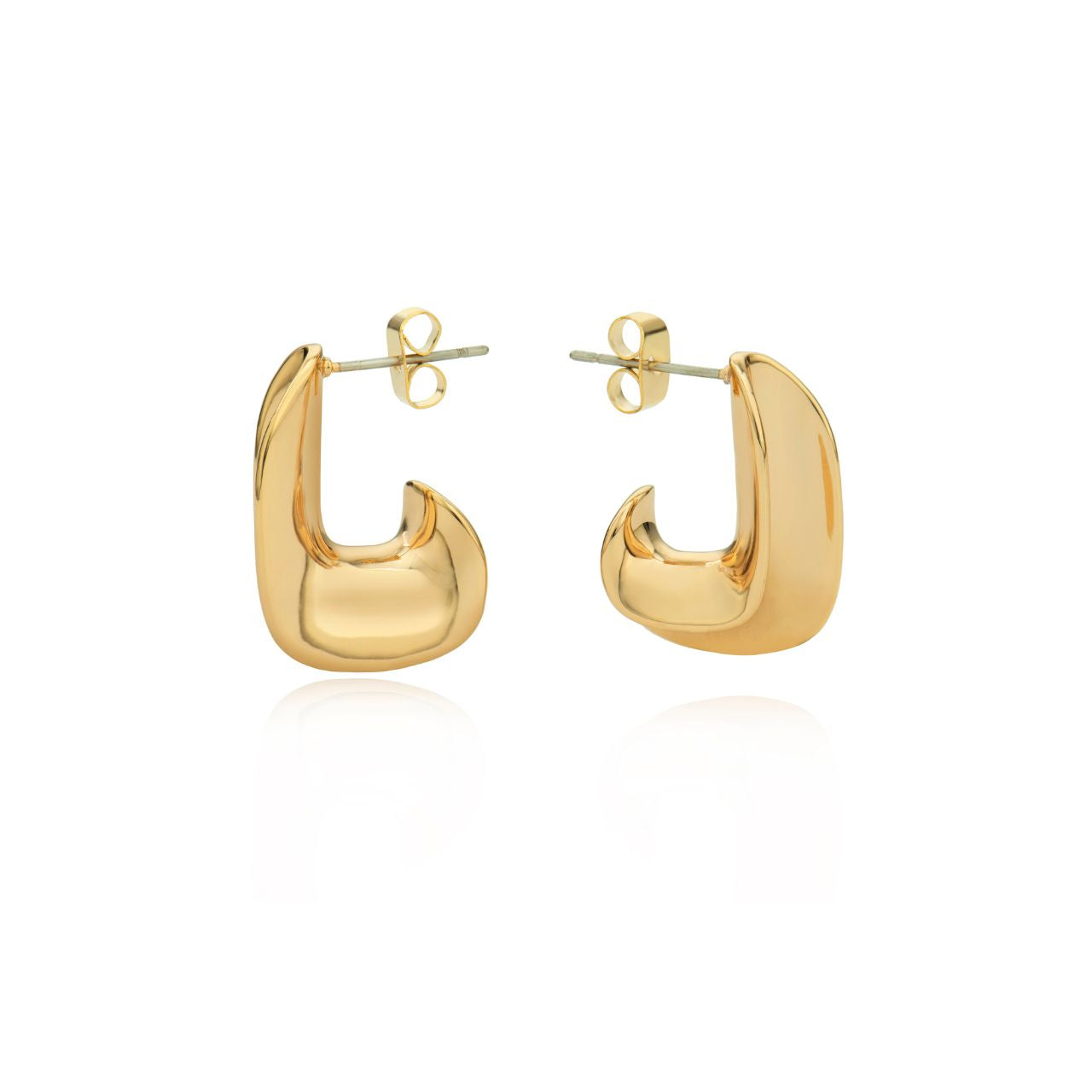 These Tipperary L Hoop Earrings in Gold are a beautiful addition to any jewellery collection.