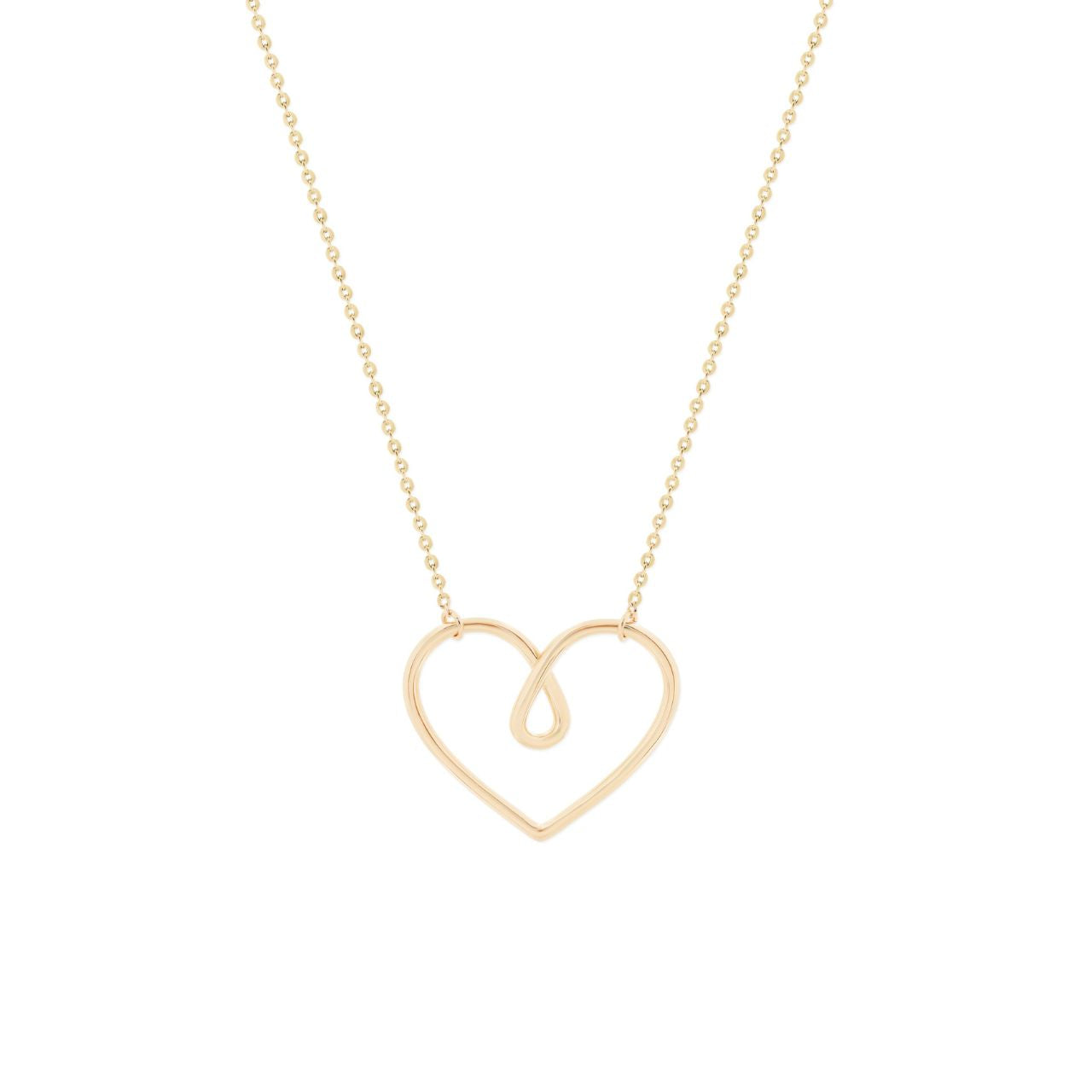 Celebrate eternal love with this stunning Tipperary Love Knot Heart Pendant in gleaming gold. Inspired by ancient Celtic symbolism, the intricate love knot design represents an unbreakable bond—making it the perfect gift for someone special or a meaningful keepsake for yourself.