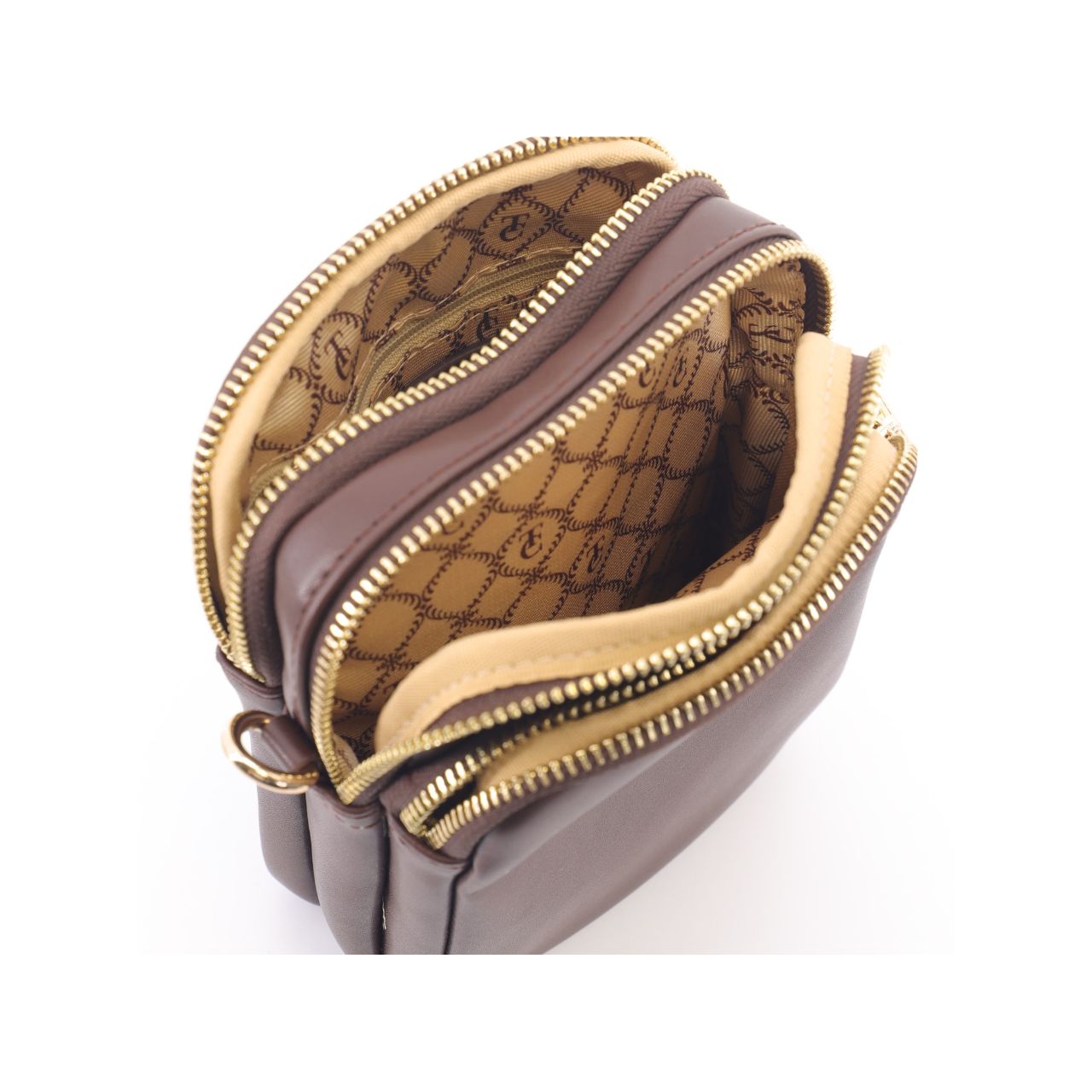 The Naples Mini Cross Body Bag in rich chocolate is the perfect everyday companion. This compact cross body style offers hands-free convenience while maintaining a sophisticated silhouette.