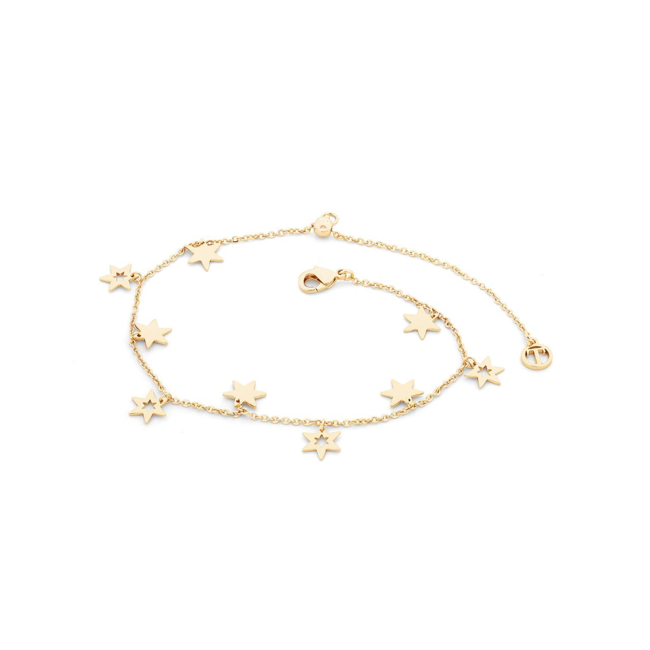 Experience the elegance and luxury of the Tipperary Nine Star Gold Bracelet, with a timeless design that's been crafted to perfection. This must-have accessory is a testament to our industry expertise and commitment to providing the highest quality products.