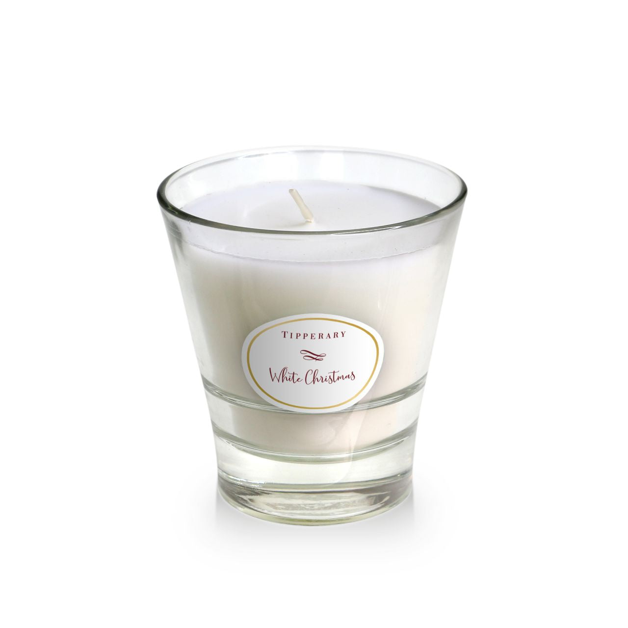 White Christmas Poinsettia Tumbler Candle by Tipperary  A classic Christmas fragrance with warm notes of orange spice amber and musk. Bringing festive cheer to your home.  "Inspired by the warm, spicy aromas of the festive season Tipperary has produced the most beautiful collection of Christmas-inspired scented candles and fragrance diffuser sets all of which are presented in exquisitely designed festive gift boxes.