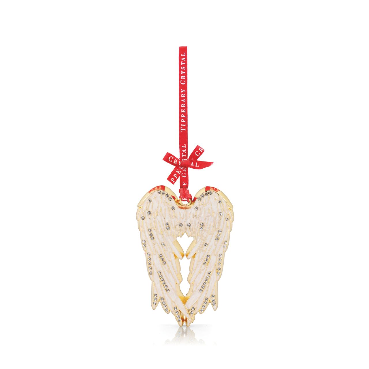 Elevate your holiday décor with the Tipperary Sparkle Angel Wings Christmas Decoration. Expertly crafted, its shimmering design adds a refined, ethereal glow, bringing a sense of peace and elegance to your festive setting.