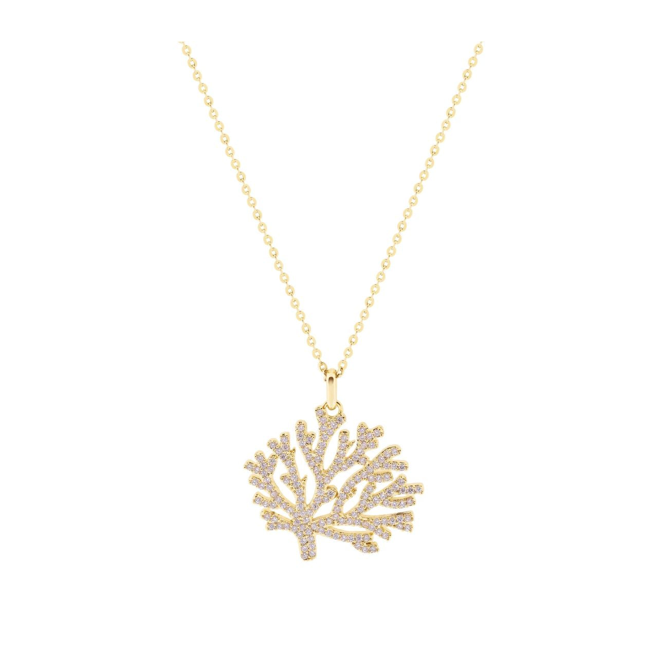 Dive into elegance with this stunning Coral Pendant in gleaming gold. Inspired by the treasures beneath Tipperary's waters, this piece captures the vibrant beauty of ocean coral in a wearable work of art.