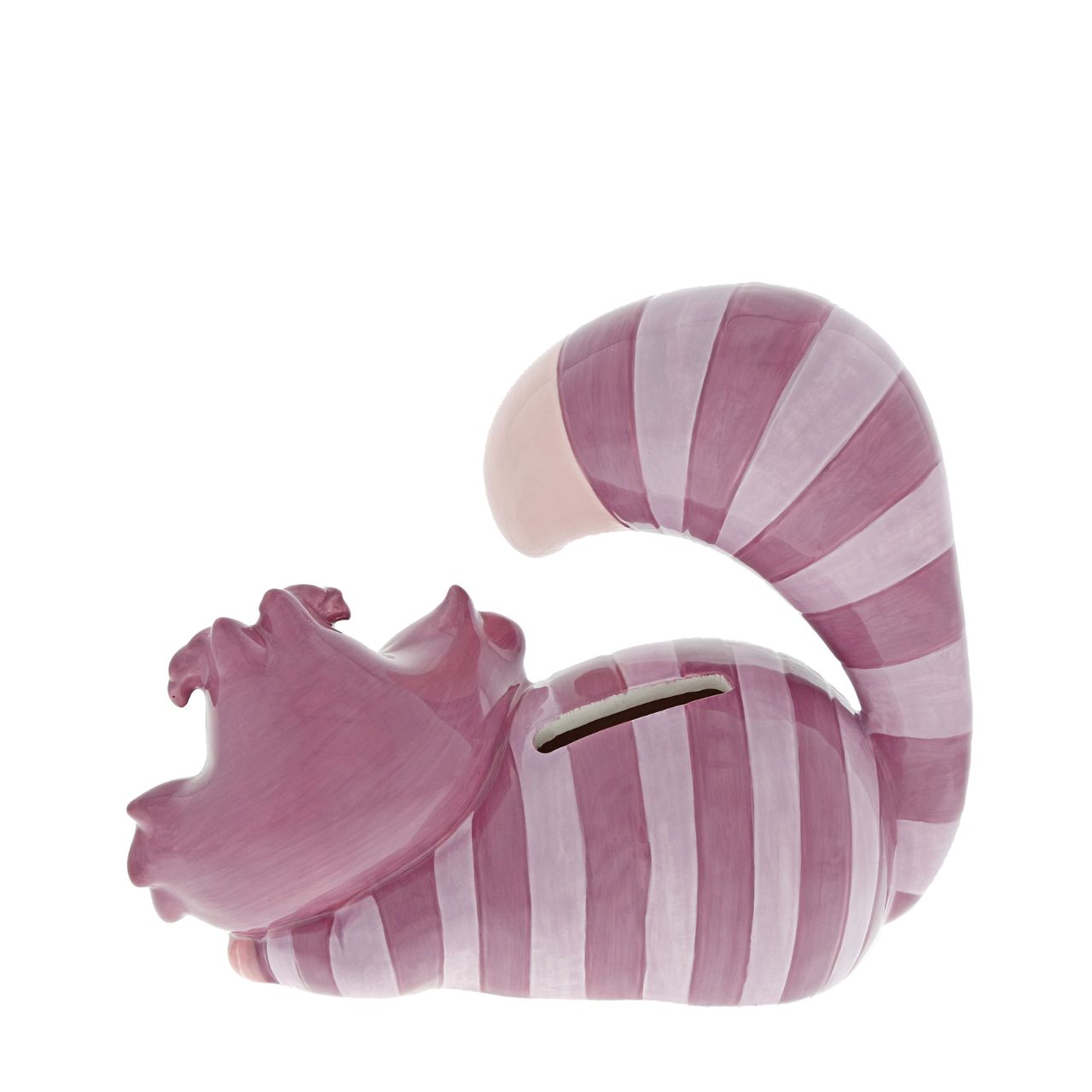Disney Twas Brillig Cheshire Cat Money Bank Twas Brillig is a short song featured in the 1951 Disney feature film, Alice in Wonderland, it is sung by the Cheshire Cat. This iconic song is definitely true when you are saving in this Cheshire Cat Money Bank. Enchanting Disney Money Banks are unique and make the perfect magical gift for any occasion.