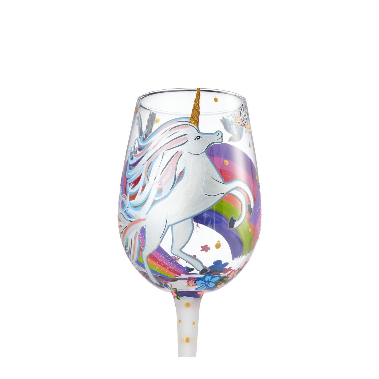 For the girl who is out of this world, Sassy and confident, she loves to stand out from the crowd, and she certainly will with this gorgeous glass. Designed by the US artist Lolita, each glass is mouth-blown and hand-painted using food grade non-toxic paint to create their stunning designs.