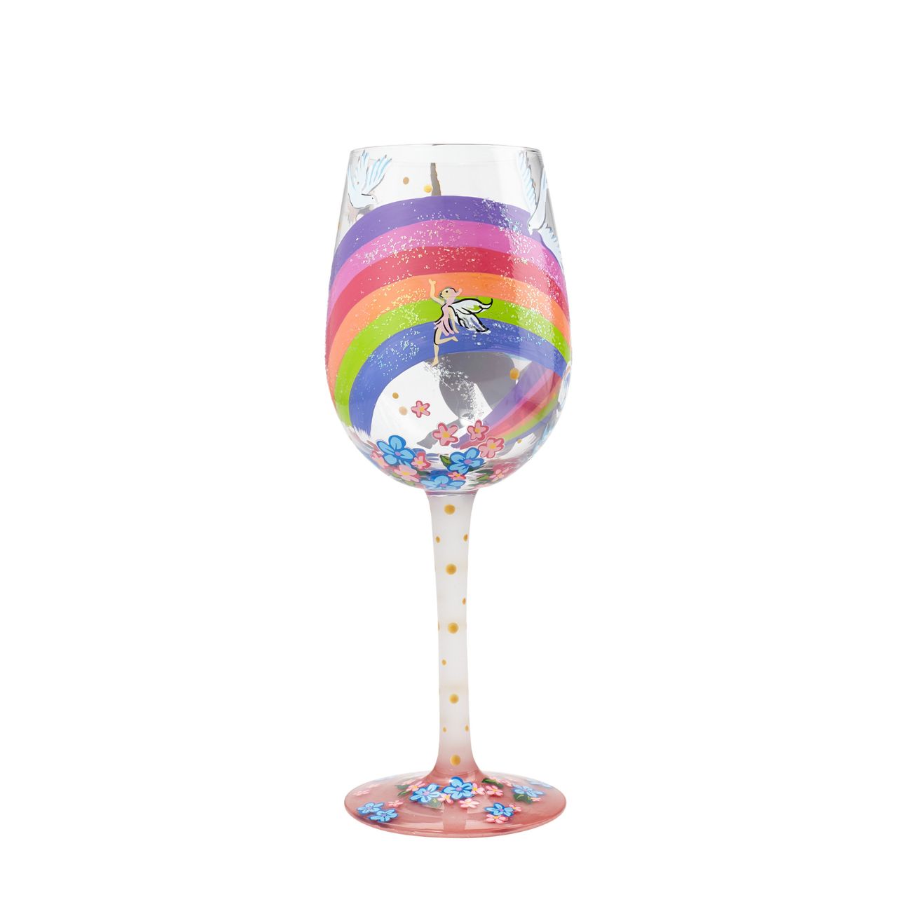 For the girl who is out of this world, Sassy and confident, she loves to stand out from the crowd, and she certainly will with this gorgeous glass. Designed by the US artist Lolita, each glass is mouth-blown and hand-painted using food grade non-toxic paint to create their stunning designs.