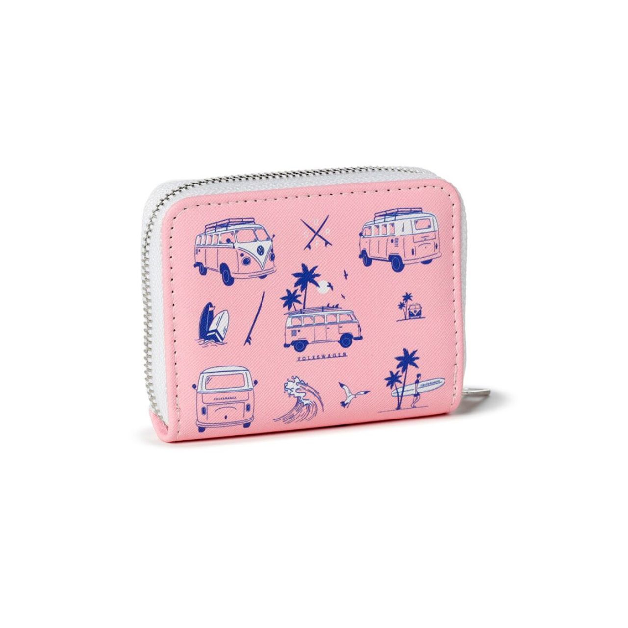 Volkswagen VW T1 Camper Bus Explore More Zip Small Wallet Purse