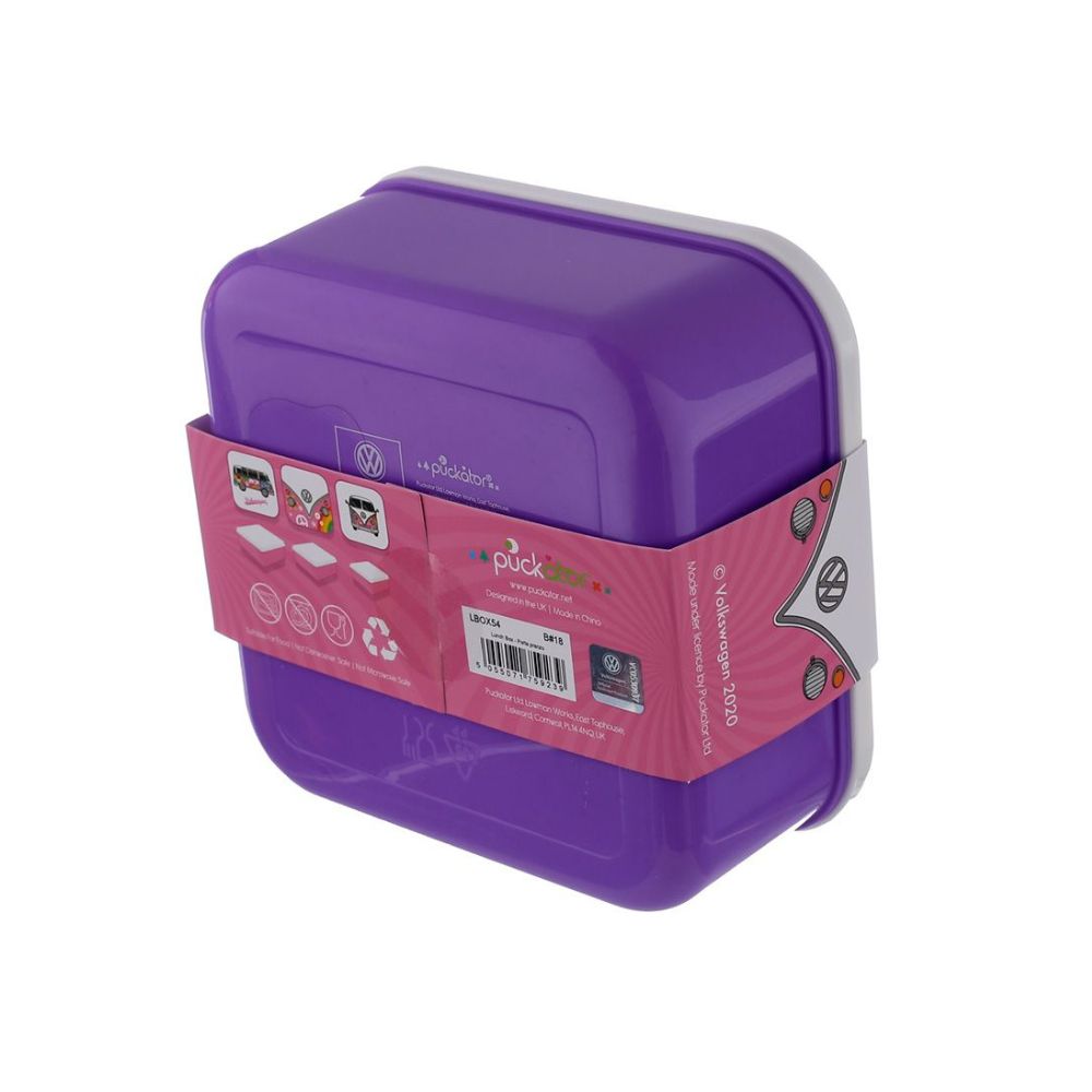 Set of 3 Lunch Box M/L/XL Volkswagen VW T1 Camper Bus Summer The Volkswagen VW T1 Camper Bus Summer Set of 3 Lunch Box features the iconic design of a classic Volkswagen camper bus. The unique set of three lunch boxes are constructed with durable and lightweight plastic, making it great for packing snacks and meals on the go. The lunch boxes are easy to clean and dishwasher safe.