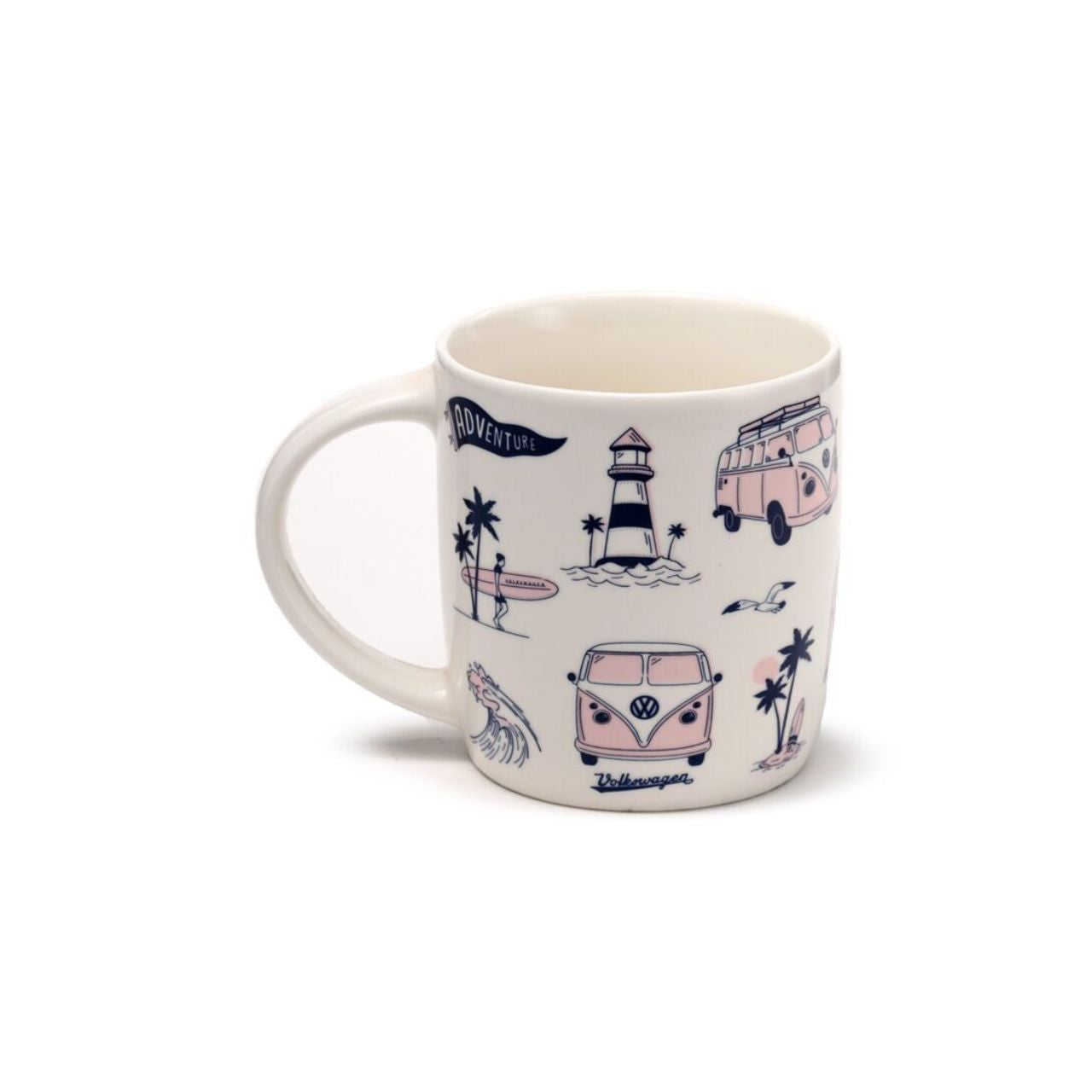 Elevate your tea experience with the Volkswagen VW T1 Camper Bus Explore More Infuser Mug Set.