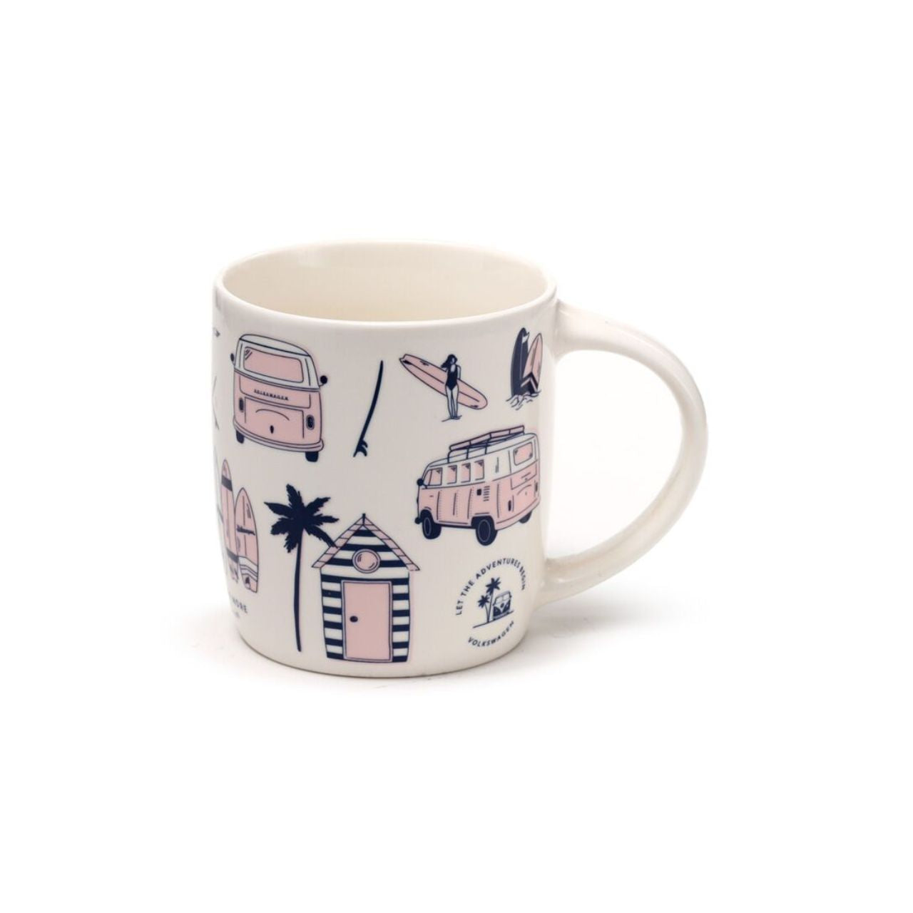 Elevate your tea experience with the Volkswagen VW T1 Camper Bus Explore More Infuser Mug Set.