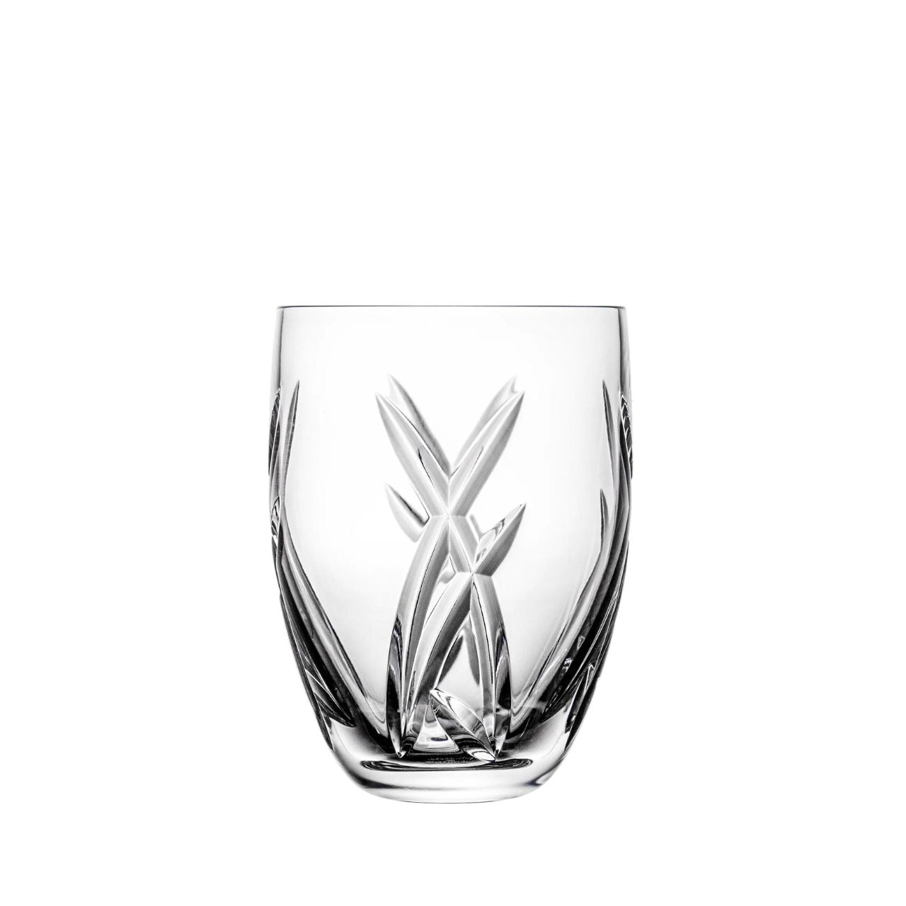 Waterford Crystal John Rocha Signature Tumbler Pair John Rocha captures the clarity and purity of Waterford Crystal with his contemporary collection of stemware. Elegantly serve Scotch, whiskey or mixed drinks in these dramatic and stylish John Rocha Signature Tumblers, which make a stunning statement on your dining table or bar.
