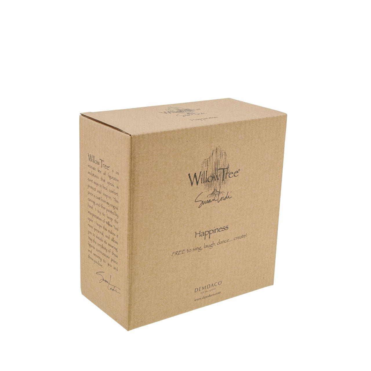 Happiness by Willow Tree FREE to sing, laugh, dance... create! Willow Tree is an intimate line of figurative sculptures representing sentiments of love, closeness, healing, courage, hope...all the emotions we encounter in life. "I hope this piece is very open to viewer interpretation. For me, it is the pure joy that comes from creating - in all of its forms.