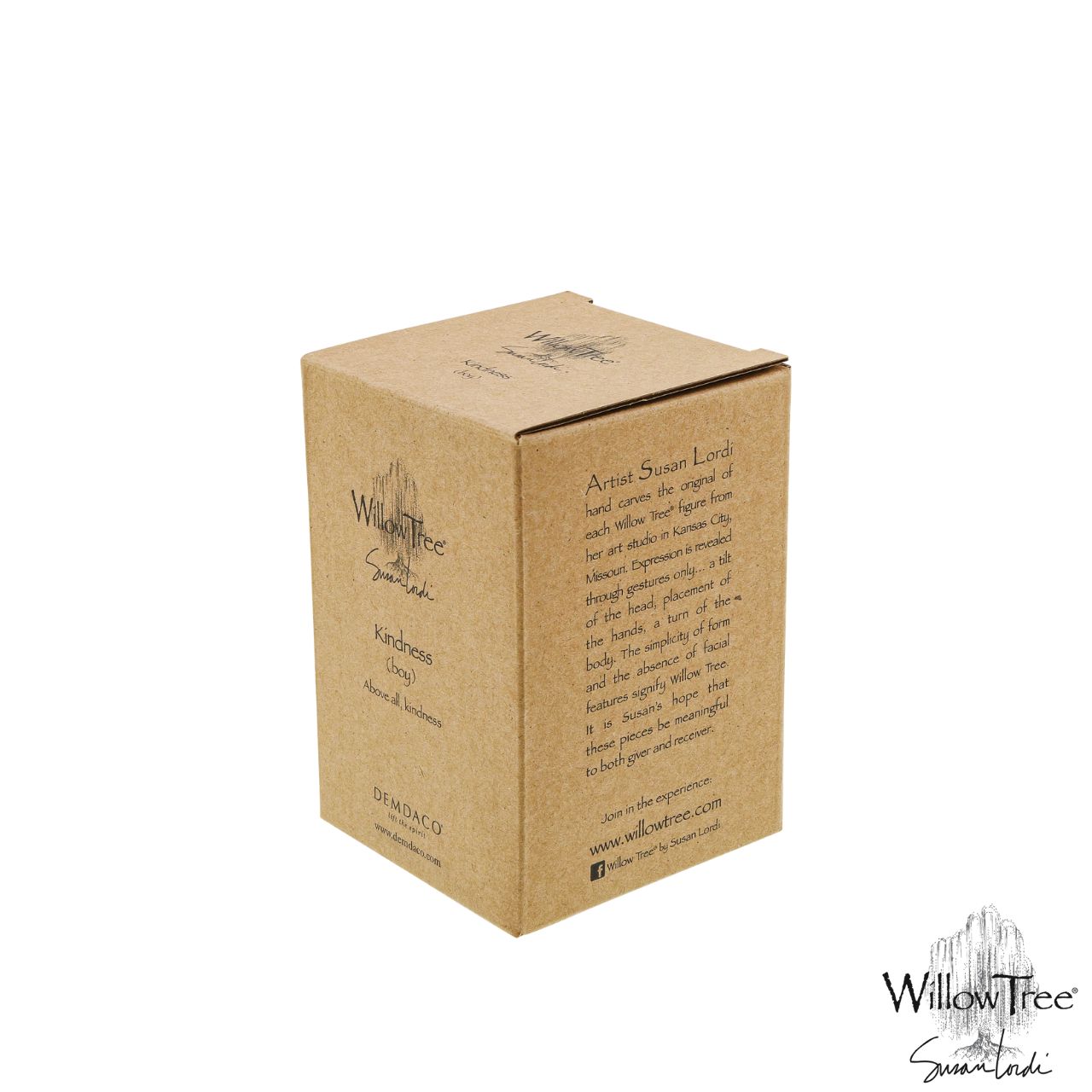 Kindness Boy by Willow Tree Willow Tree is an intimate line of figurative sculptures representing sentiments of love, closeness, healing, courage, hope...all the emotions we encounter in life. "...Kindness is a virtue that gives us so much reward, and one we aspire to.