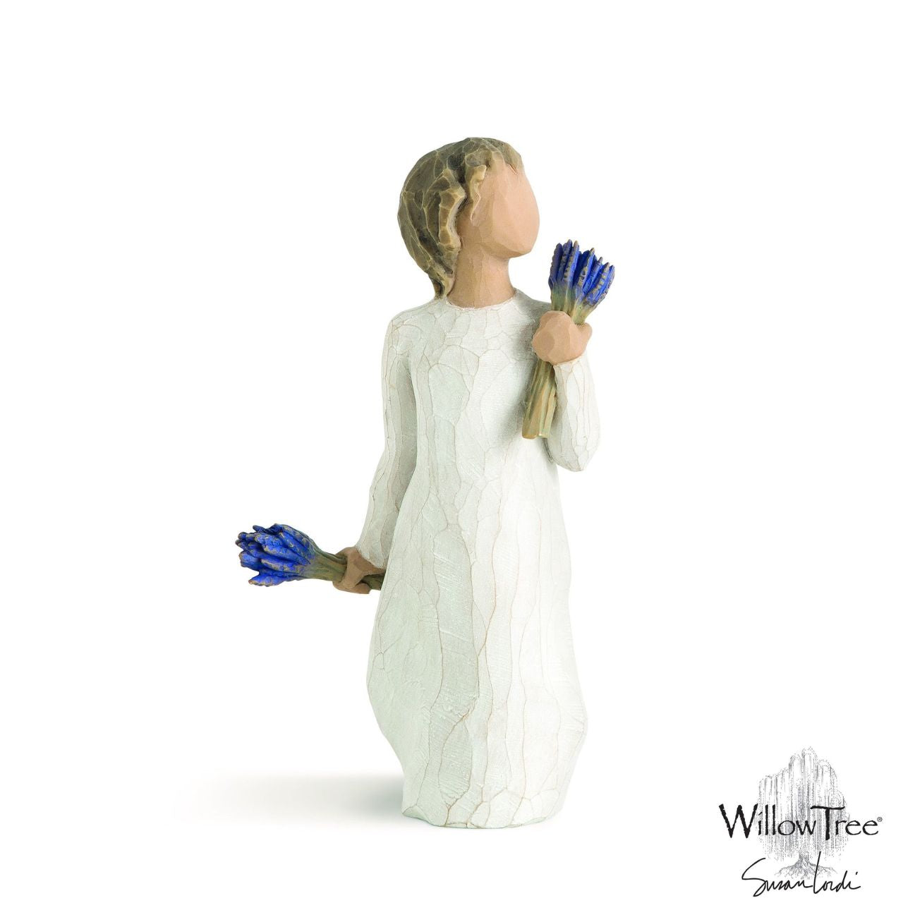 Willow Tree Lavender Grace - May all your senses be filled with healing grace A gift to comfort and encourage hope and healing. Or for those who love flowers| "A field of lavender never fails to take my breath away. You experience lavender through all your senses - not only its aromatic fragrance, but its pure visual beauty... its form is uplifting, and the colour is gorgeous.