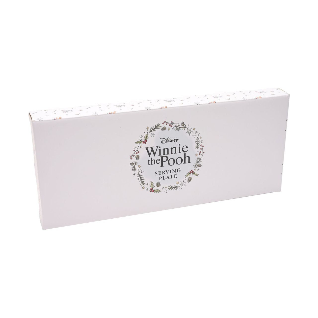 Disney Winnie the Pooh Christmas Rectangle Serving Plate This serving plate would make a fun and festive addition to any Christmas party this year. With delightful illustrations of the most recognisable Winnie the Pooh characters, this serving plate is sure to bring smiles to guest's faces.