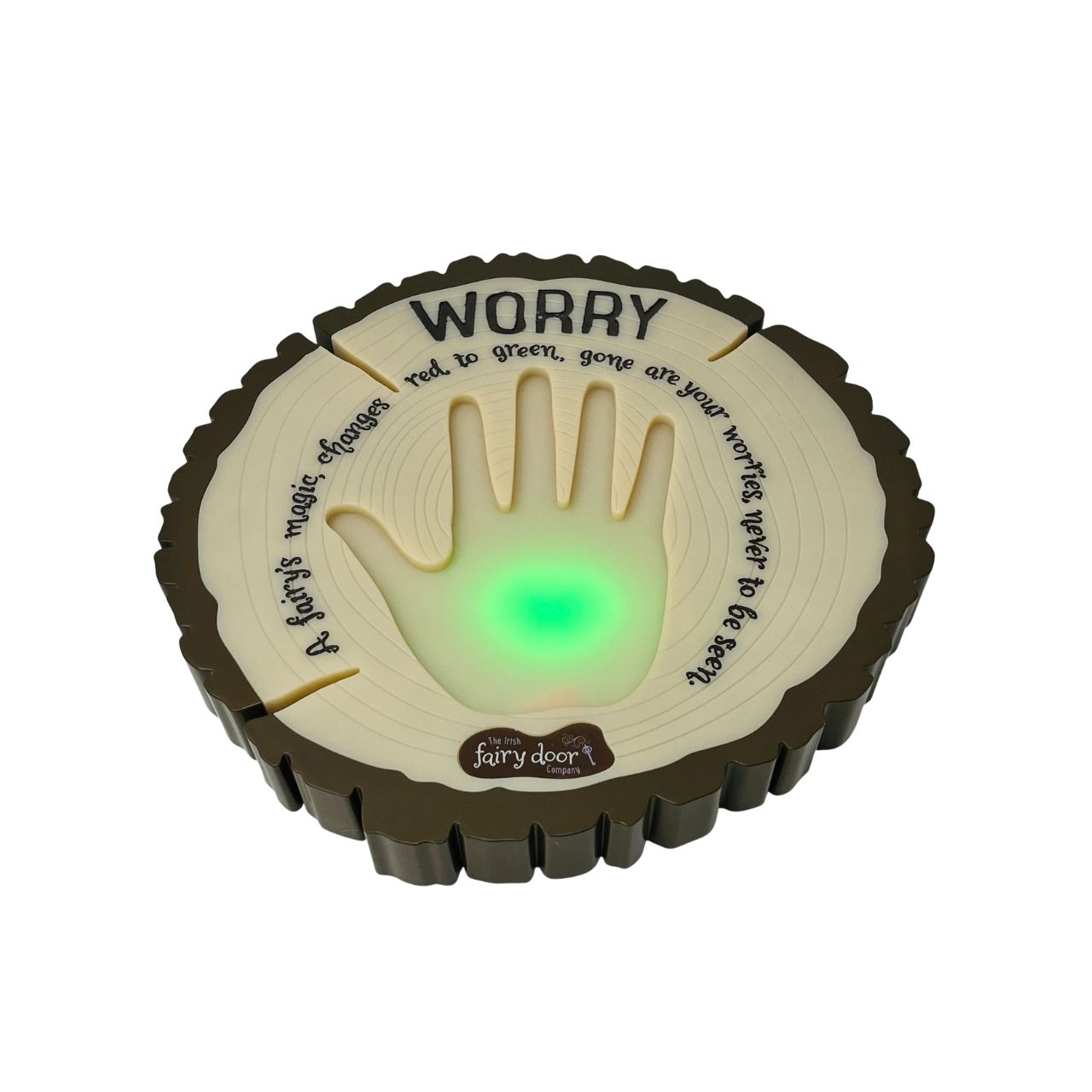 Give your worries to the fairies with this interactive Worry Plaque! Fairy magic can take your worries from you with just one touch, leaving you worry-free.