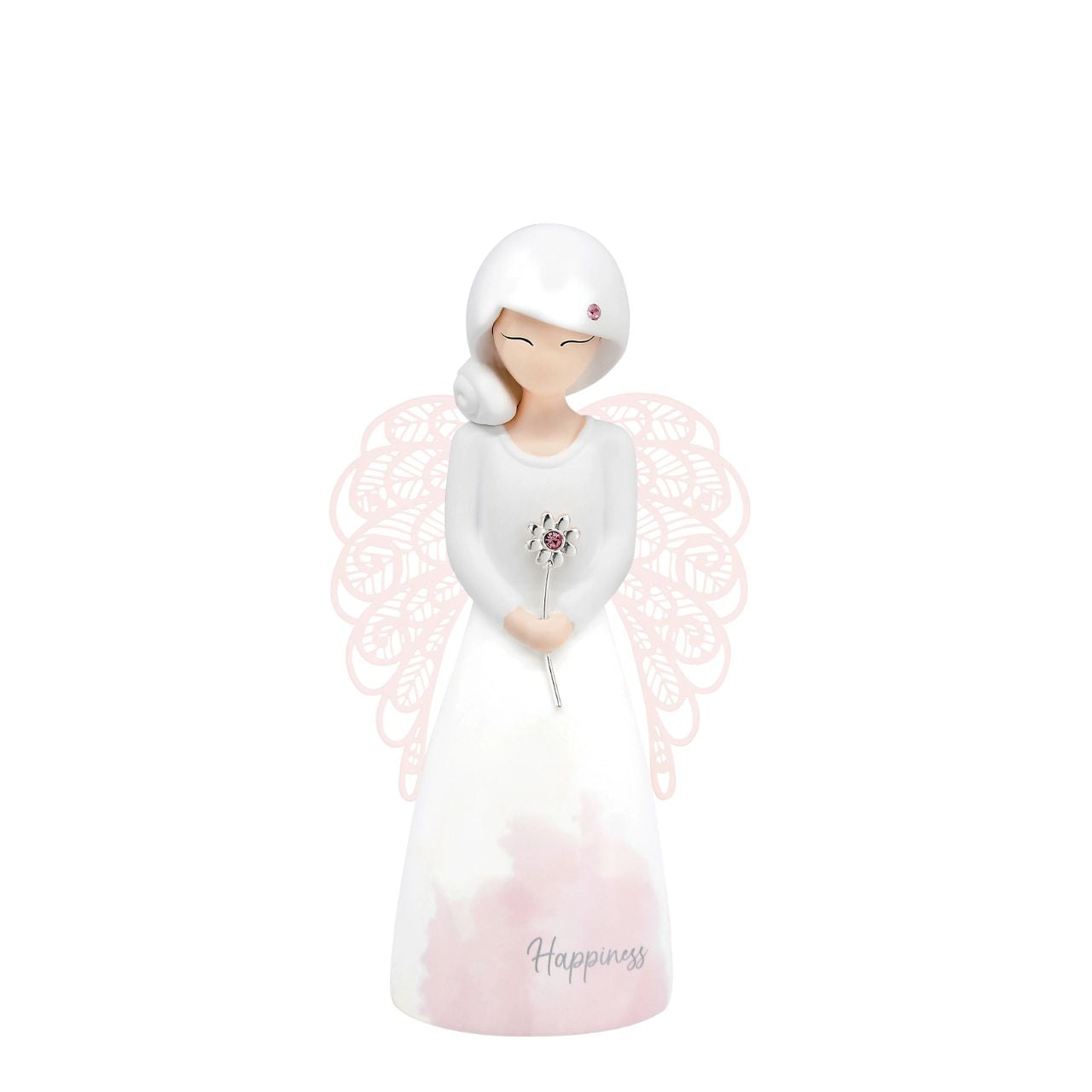 Thank You Angel Figurine - Happiness Looking for a thoughtful gift that's both beautiful and meaningful? These stunning angels are the perfect way to show someone special just how much they mean to you. Standing 12.5cm tall, they are perfect as a gift and home decoration.