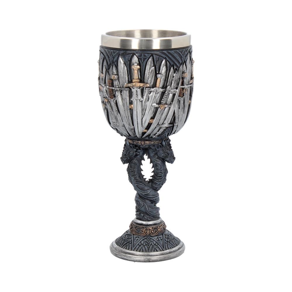 Medieval Sword Dragon Wine Goblet