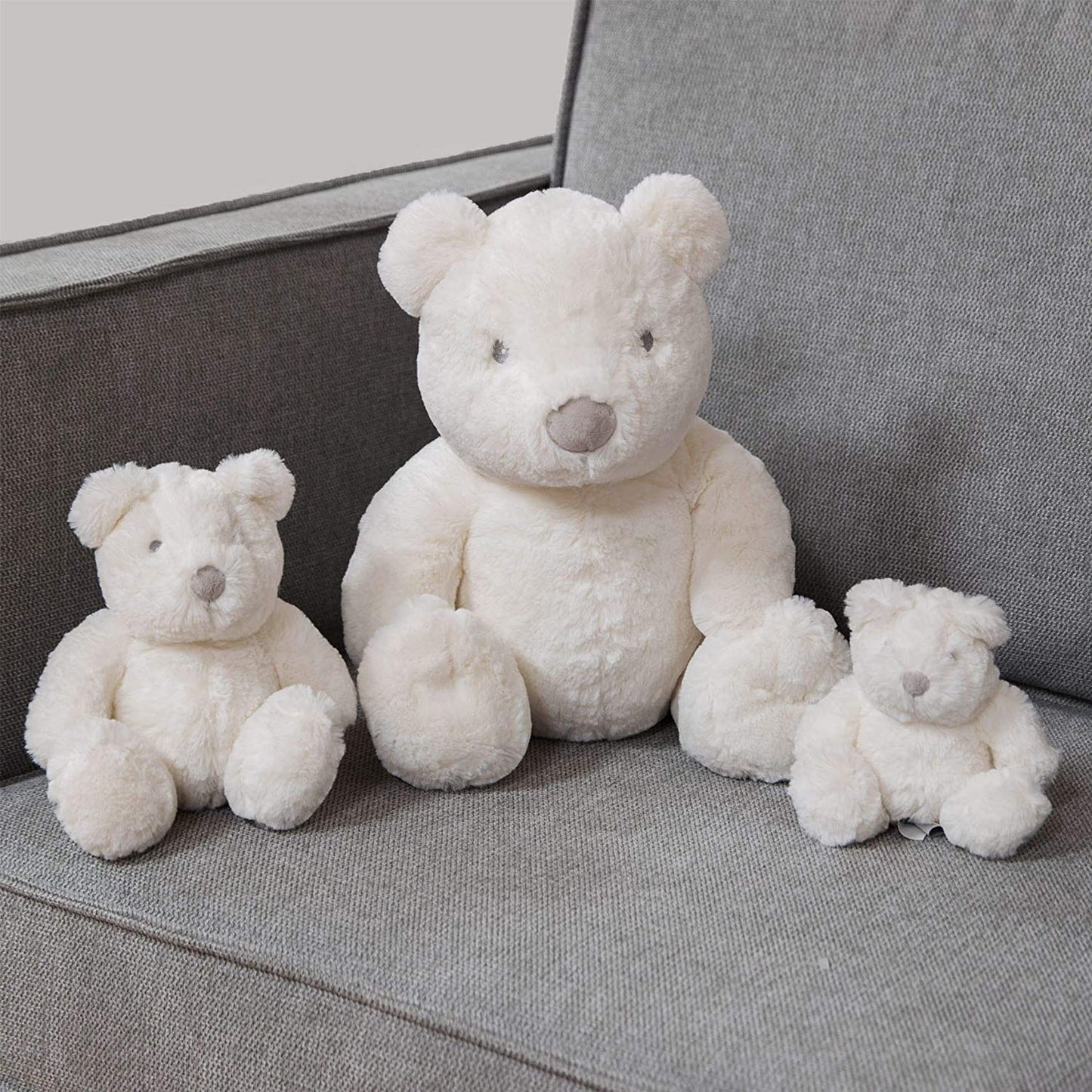Bambino White Plush Bear Small