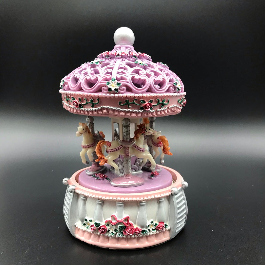 MusicBoxWorld Carousel Purple